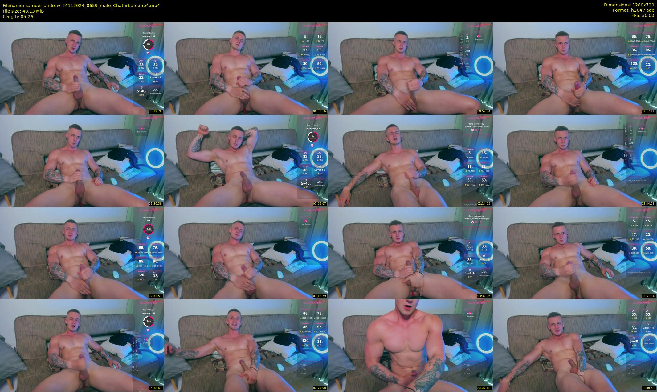 samuel_andrew — 6 minute Chaturbate male cam show recording, 720p, Nov 24, 2024
