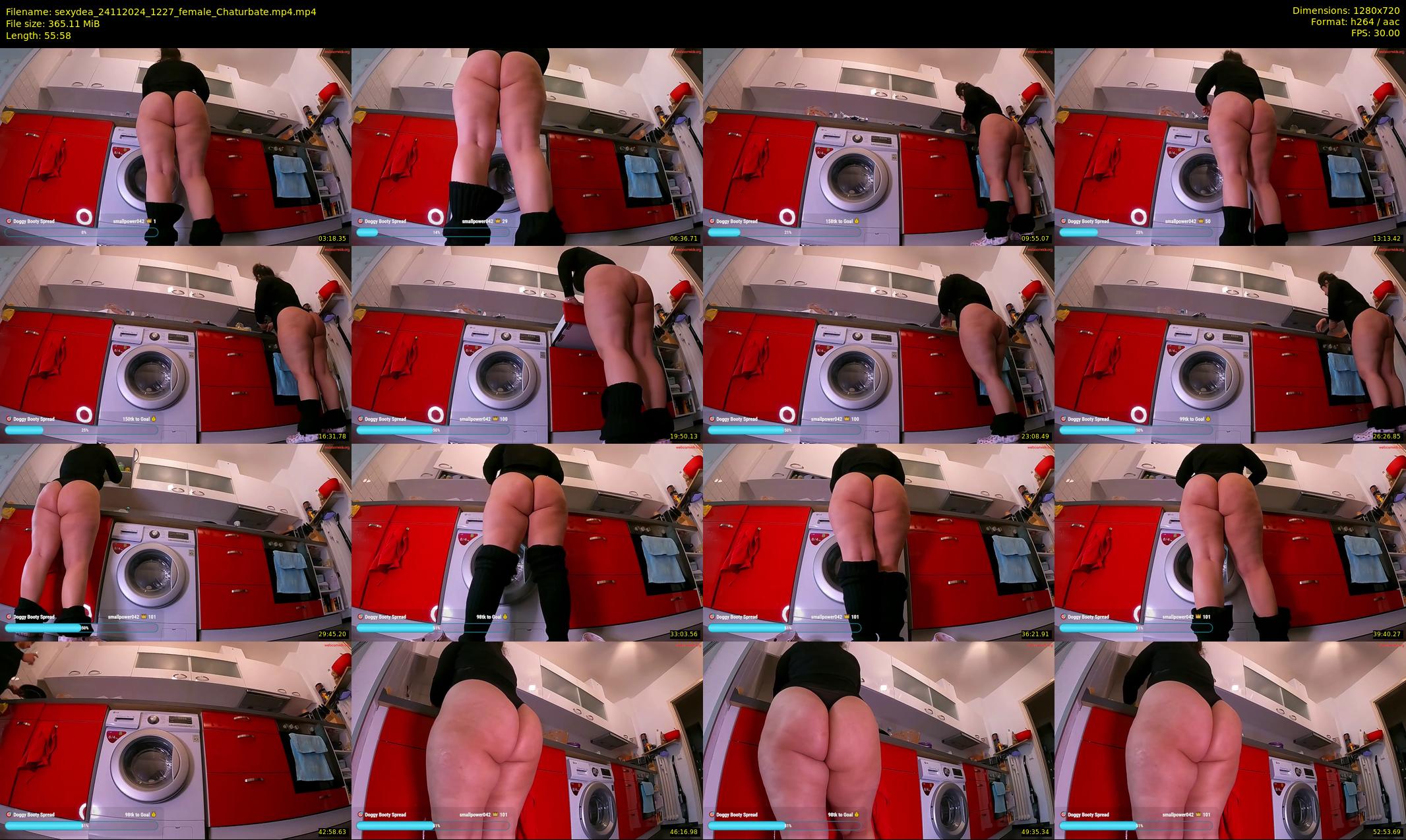 sexydea — 56 minute Chaturbate female cam show recording, 720p, Nov 24, 2024