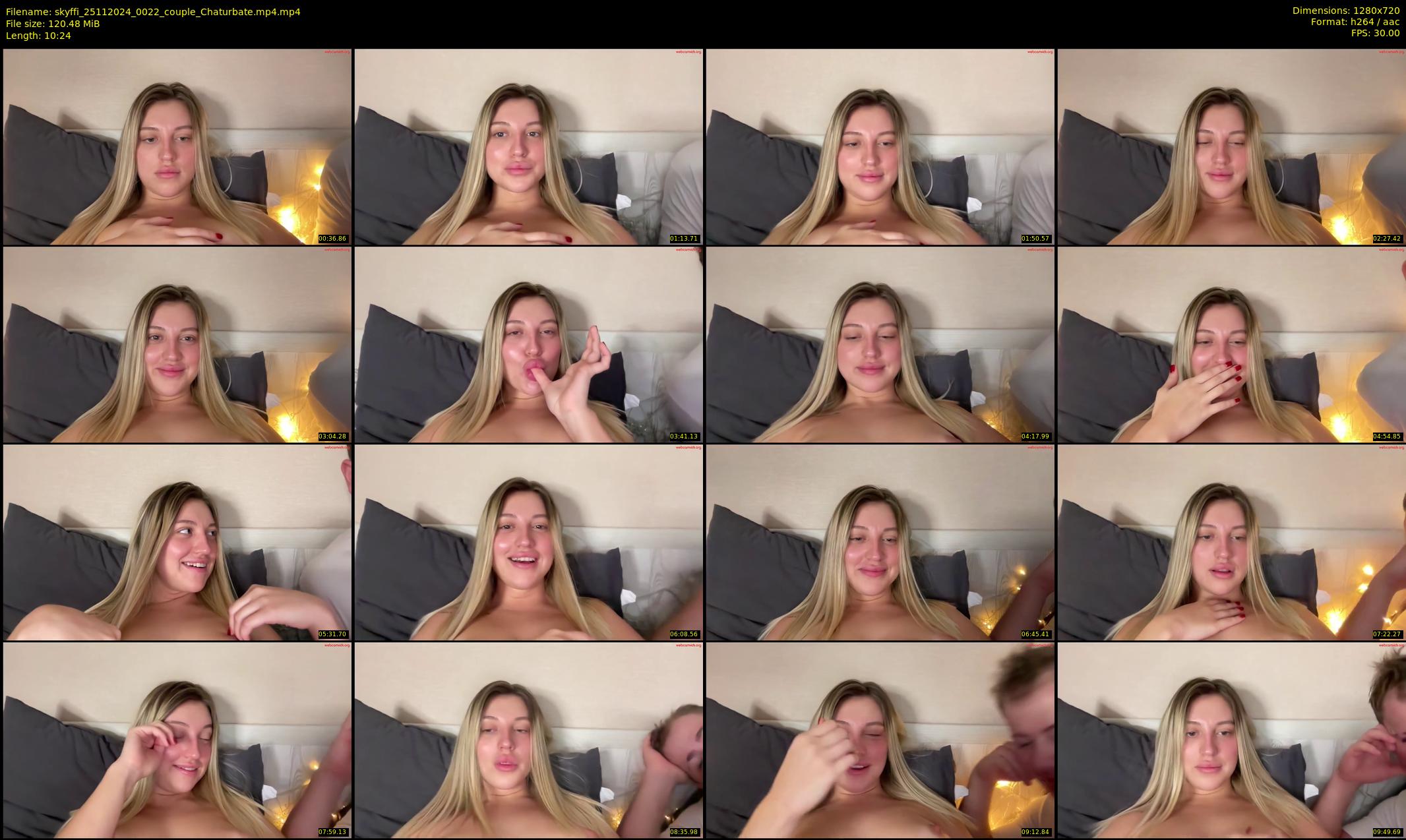 skyffi — 11 minute Chaturbate couple cam show recording, 720p, Nov 25, 2024