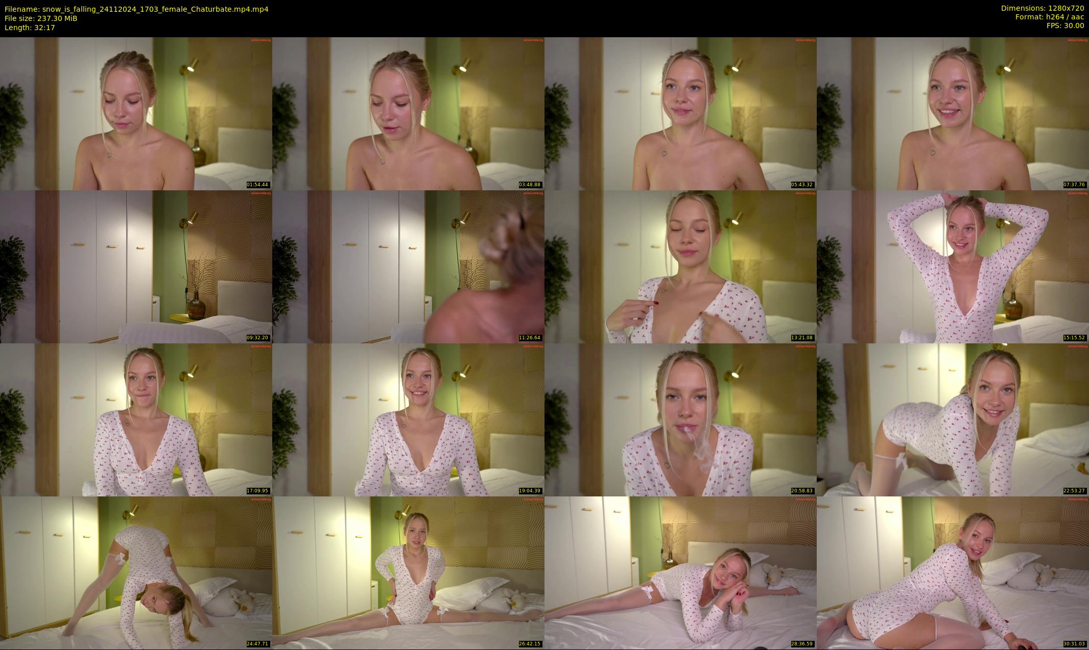 snow_is_falling — 33 minute Chaturbate female cam show recording, 720p, Nov 24, 2024