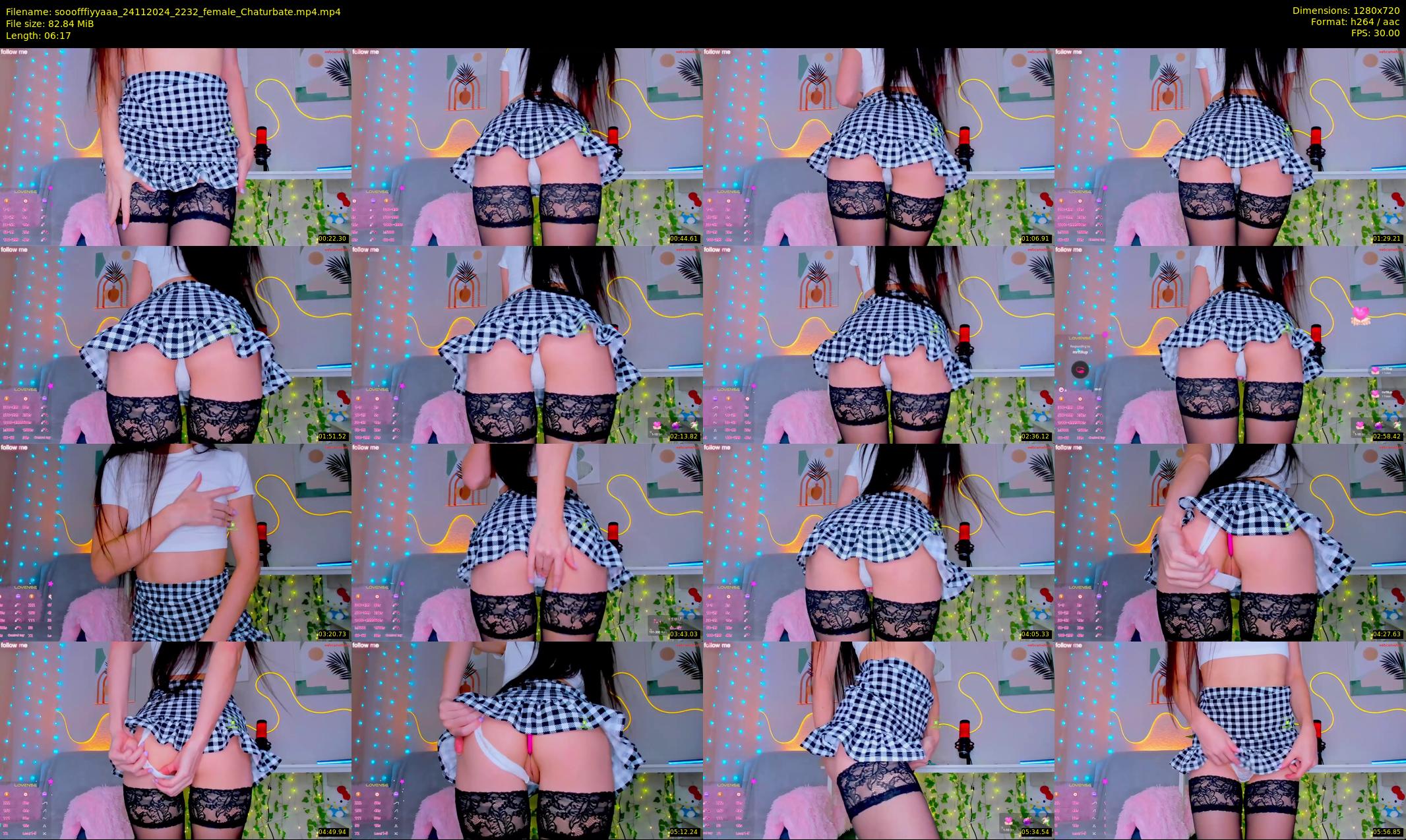 sooofffiyyaaa — 7 minute Chaturbate female cam show recording, 720p, Nov 24, 2024