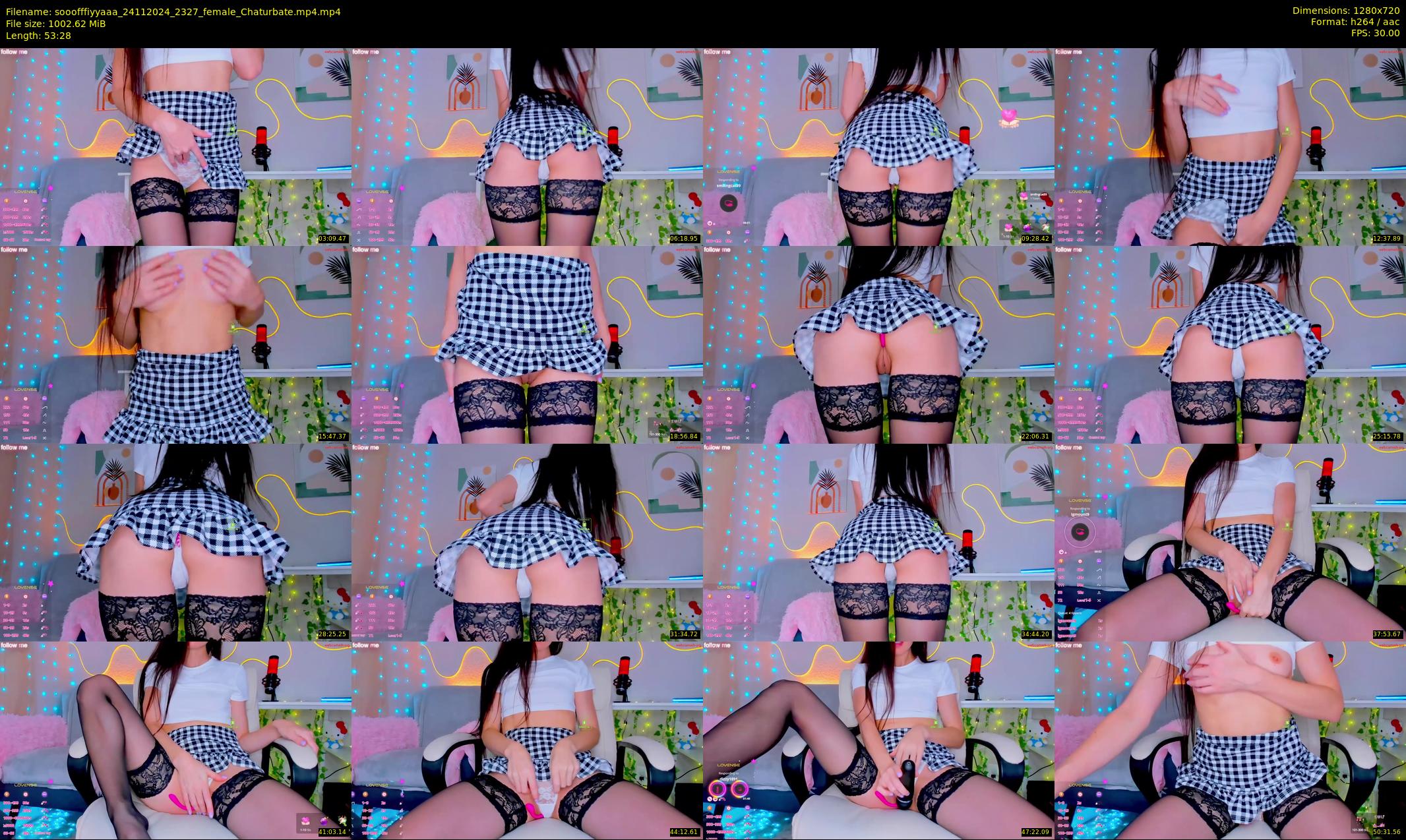 sooofffiyyaaa — 54 minute Chaturbate female cam show recording, 720p, Nov 24, 2024