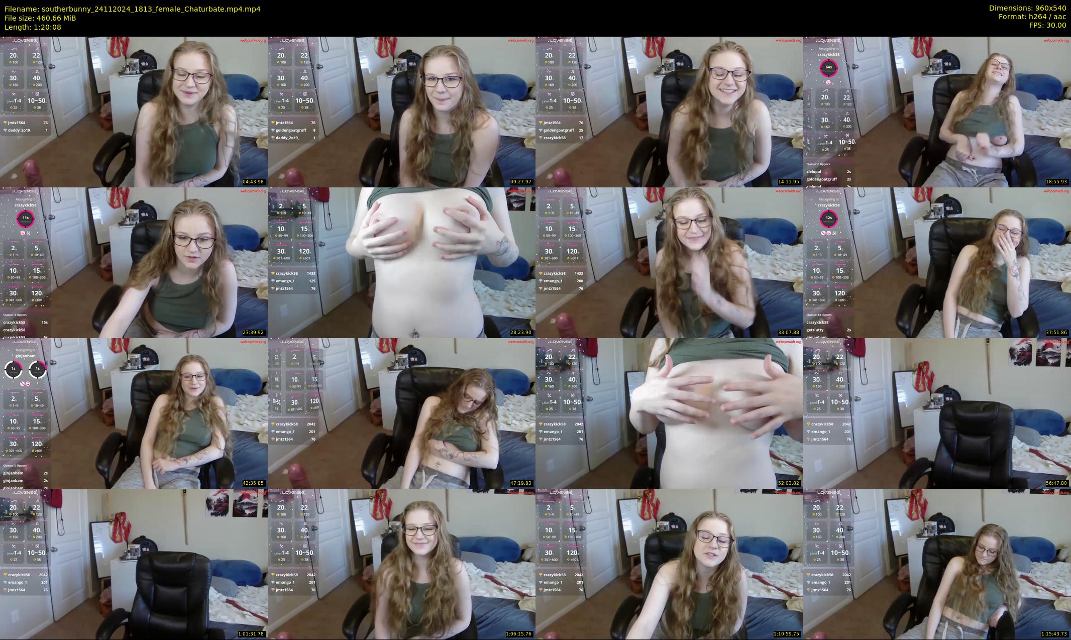 southerbunny — 81 minute Chaturbate female cam show recording, 480p, Nov 24, 2024
