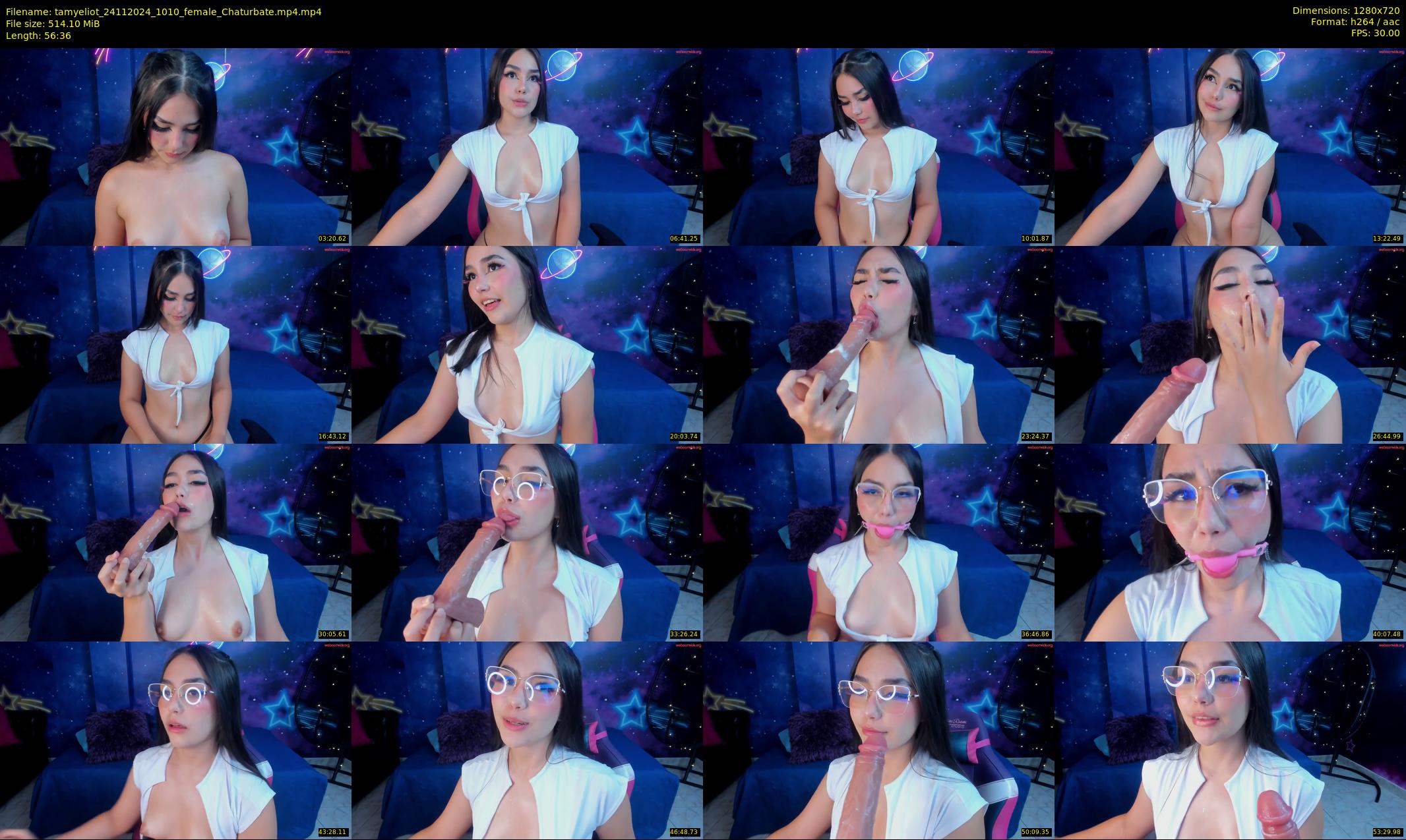 tamyeliot — 57 minute Chaturbate female cam show recording, 720p, Nov 24, 2024