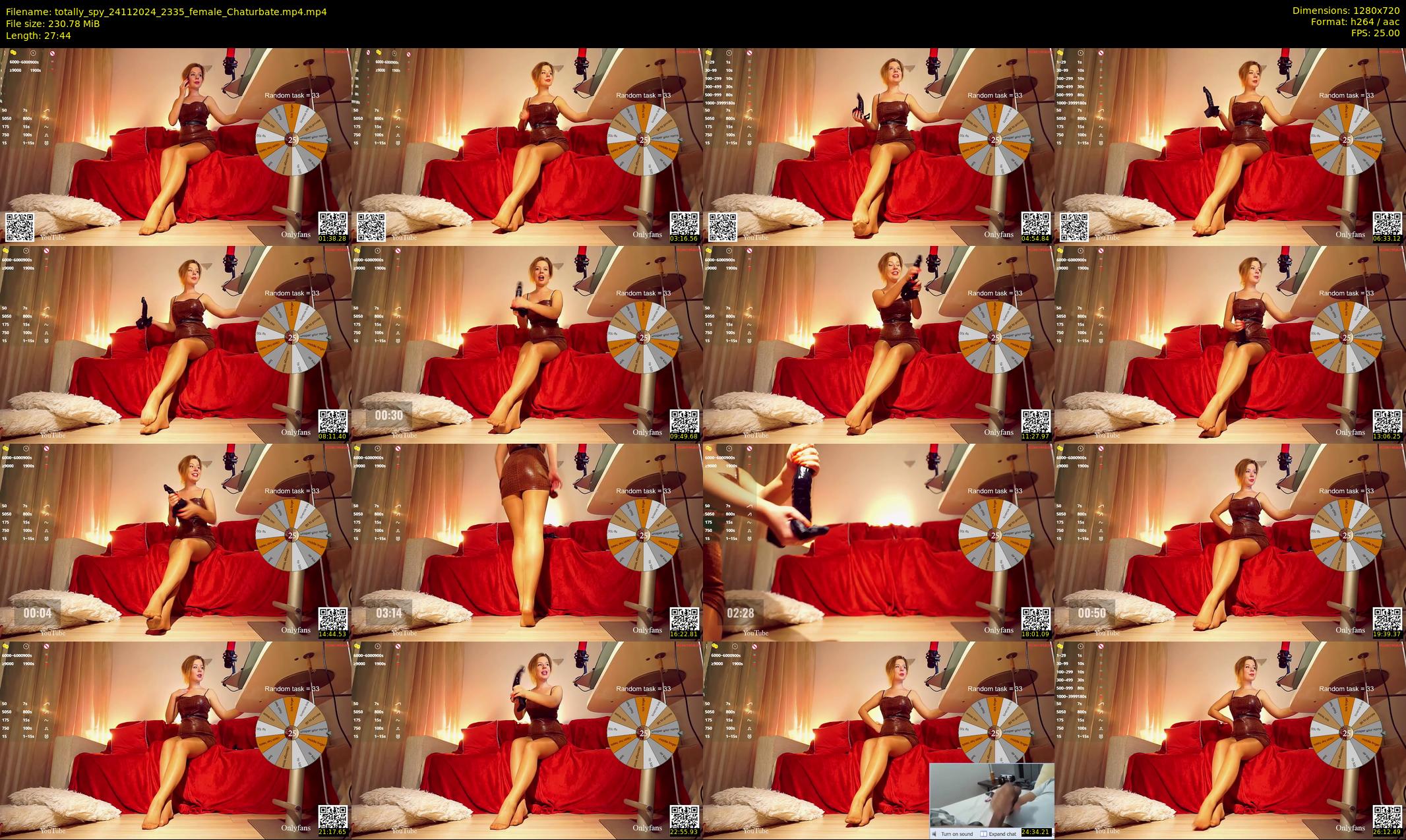 totally_spy — 28 minute Chaturbate female cam show recording, 720p, Nov 24, 2024