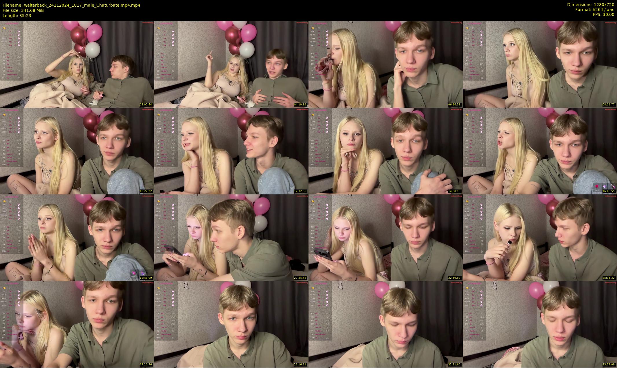 walterback — 36 minute Chaturbate male cam show recording, 720p, Nov 24, 2024