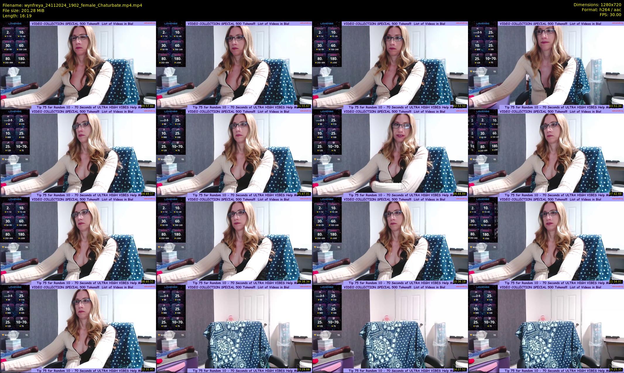 wynfreya — 17 minute Chaturbate female cam show recording, 720p, Nov 24, 2024