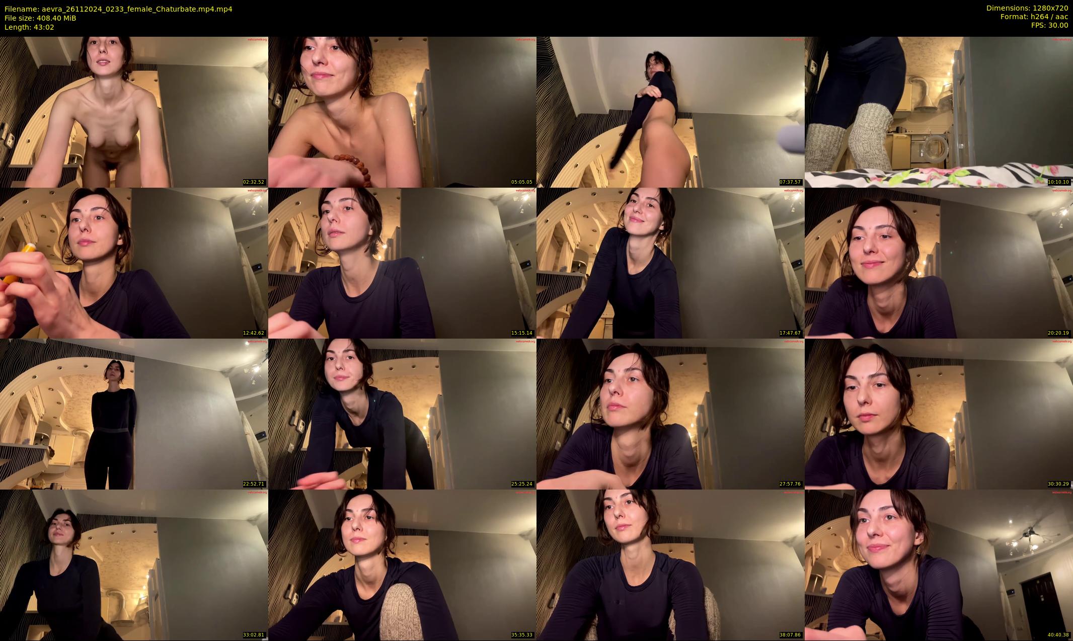 aevra — 44 minute Chaturbate female cam show recording, 720p, Nov 26, 2024