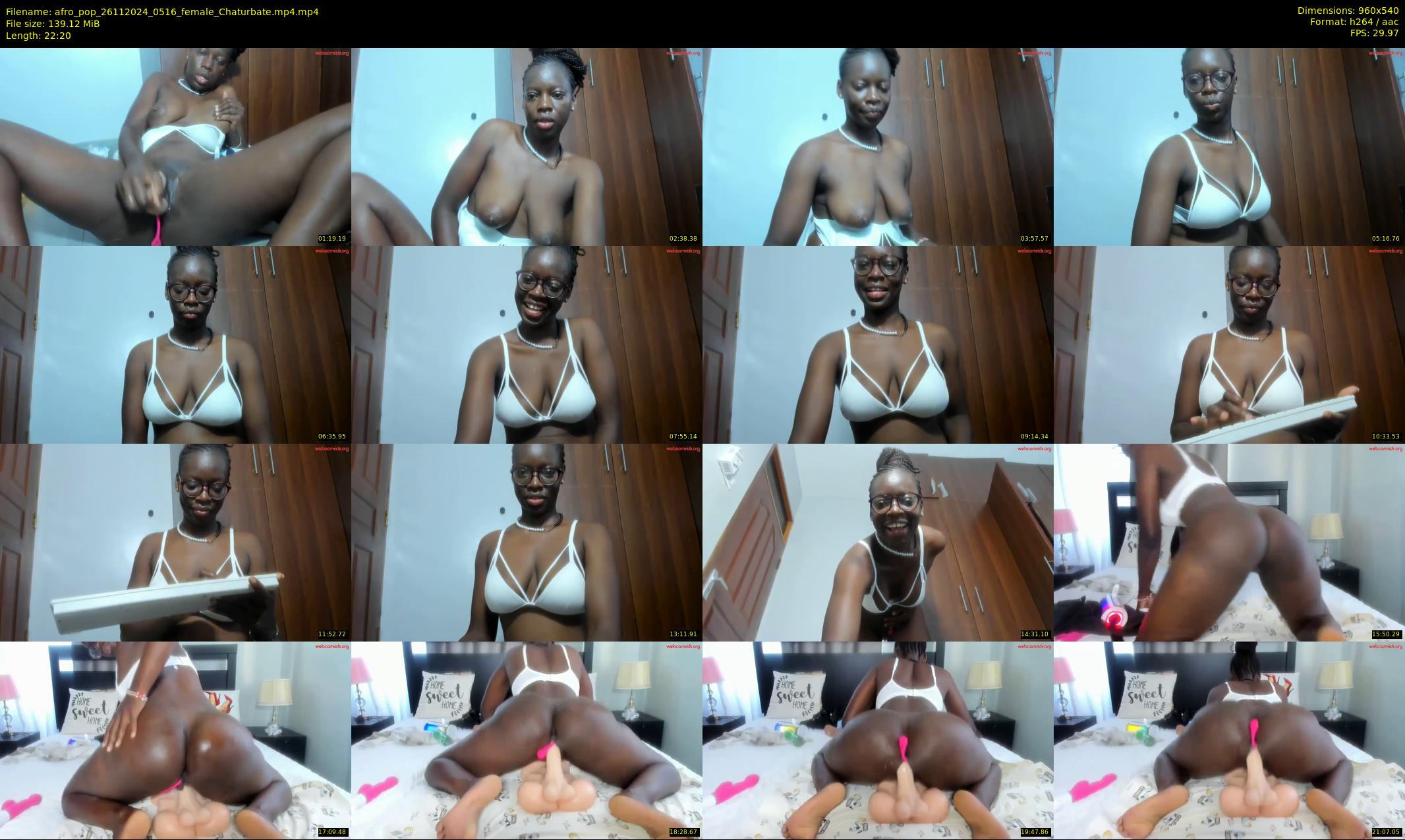 afro_pop — 23 minute Chaturbate female cam show recording, 480p, Nov 26, 2024