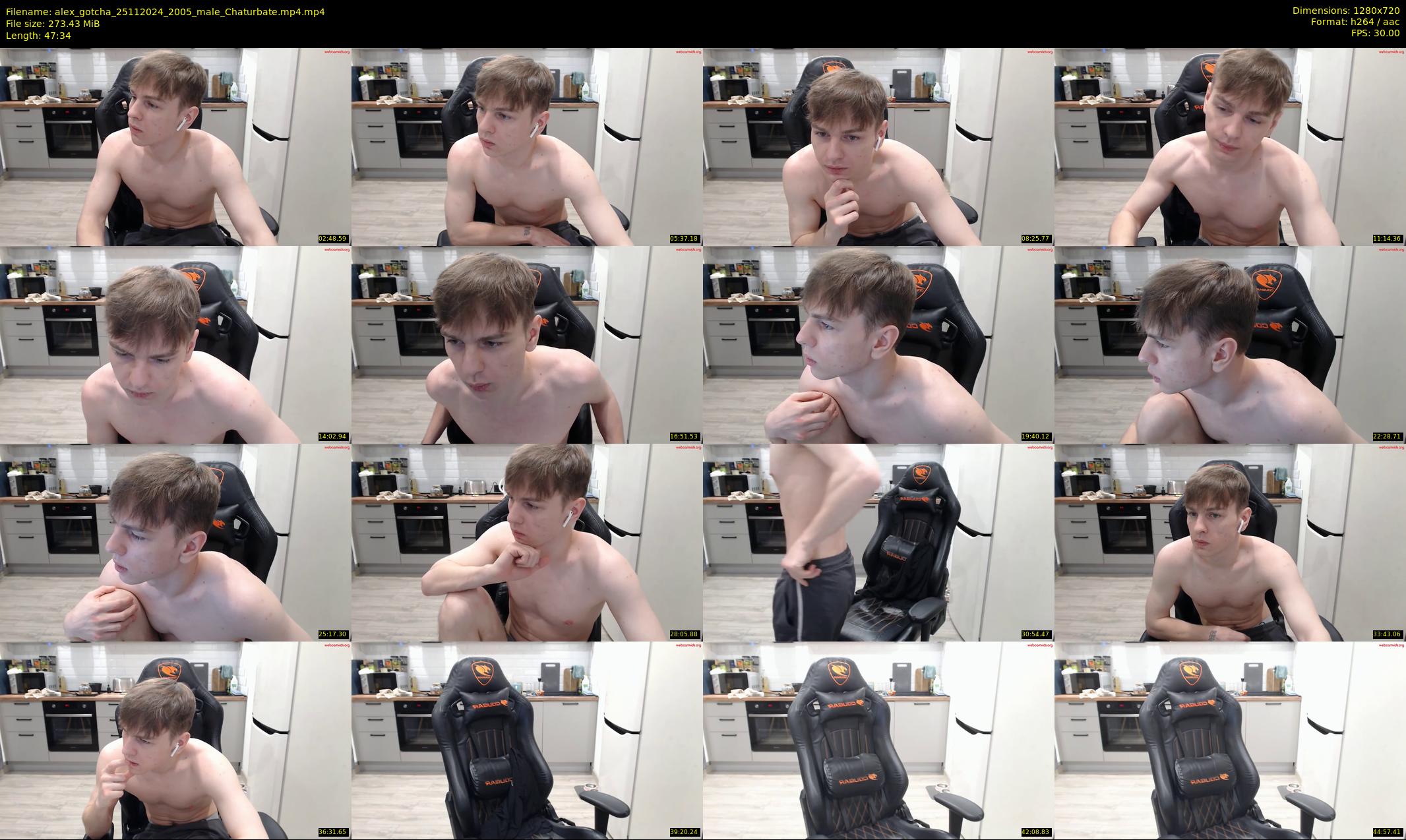 alex_gotcha — 48 minute Chaturbate male cam show recording, 720p, Nov 25, 2024