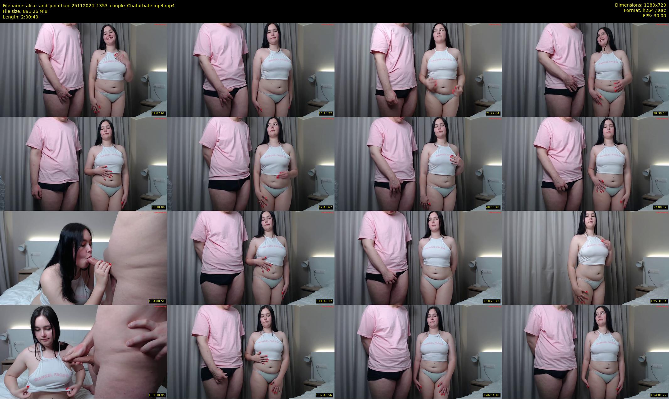 alice_and_jonathan — 121 minute Chaturbate couple cam show recording, 720p, Nov 25, 2024