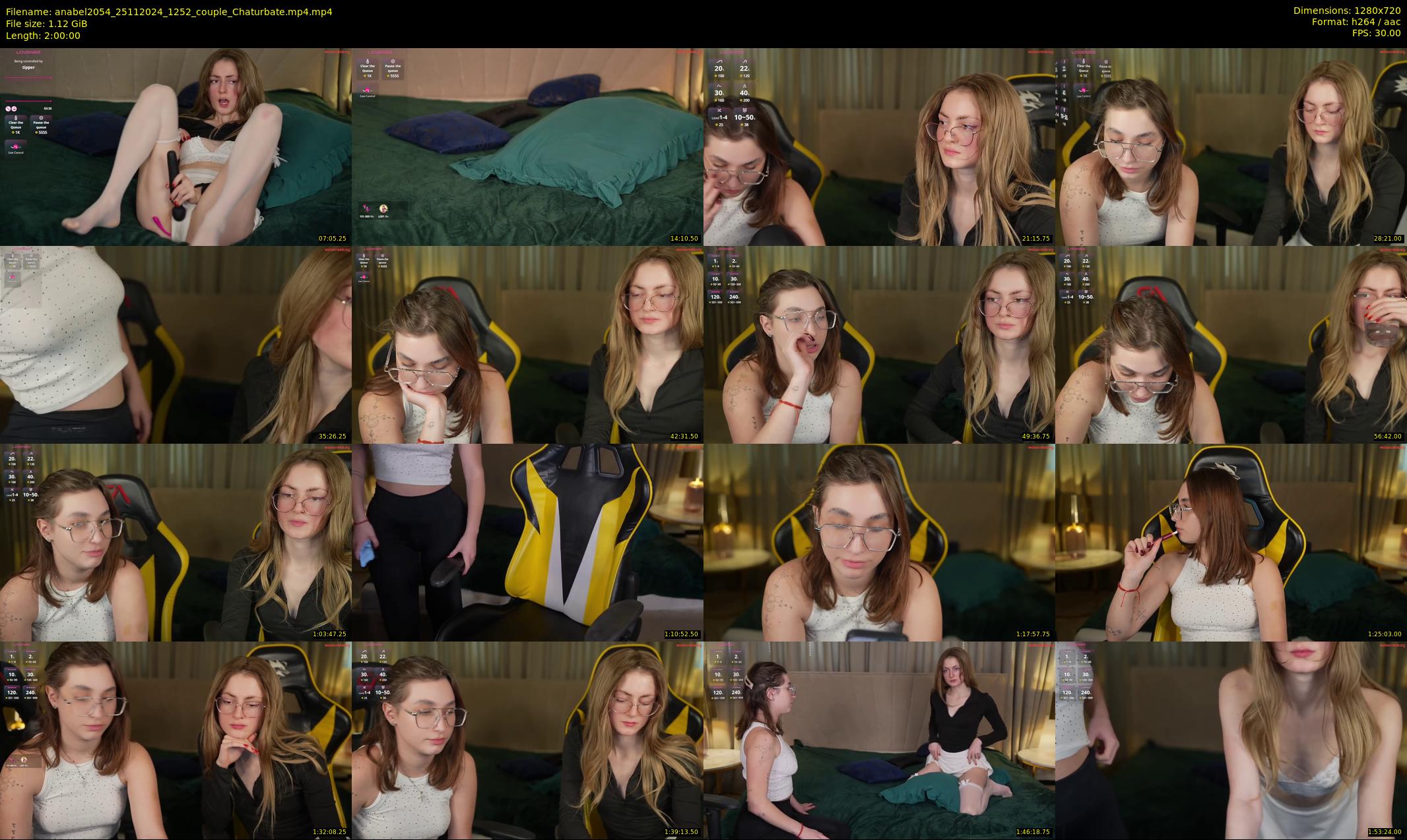 anabel2054 — 120 minute Chaturbate female cam show recording, 720p, Nov 25, 2024
