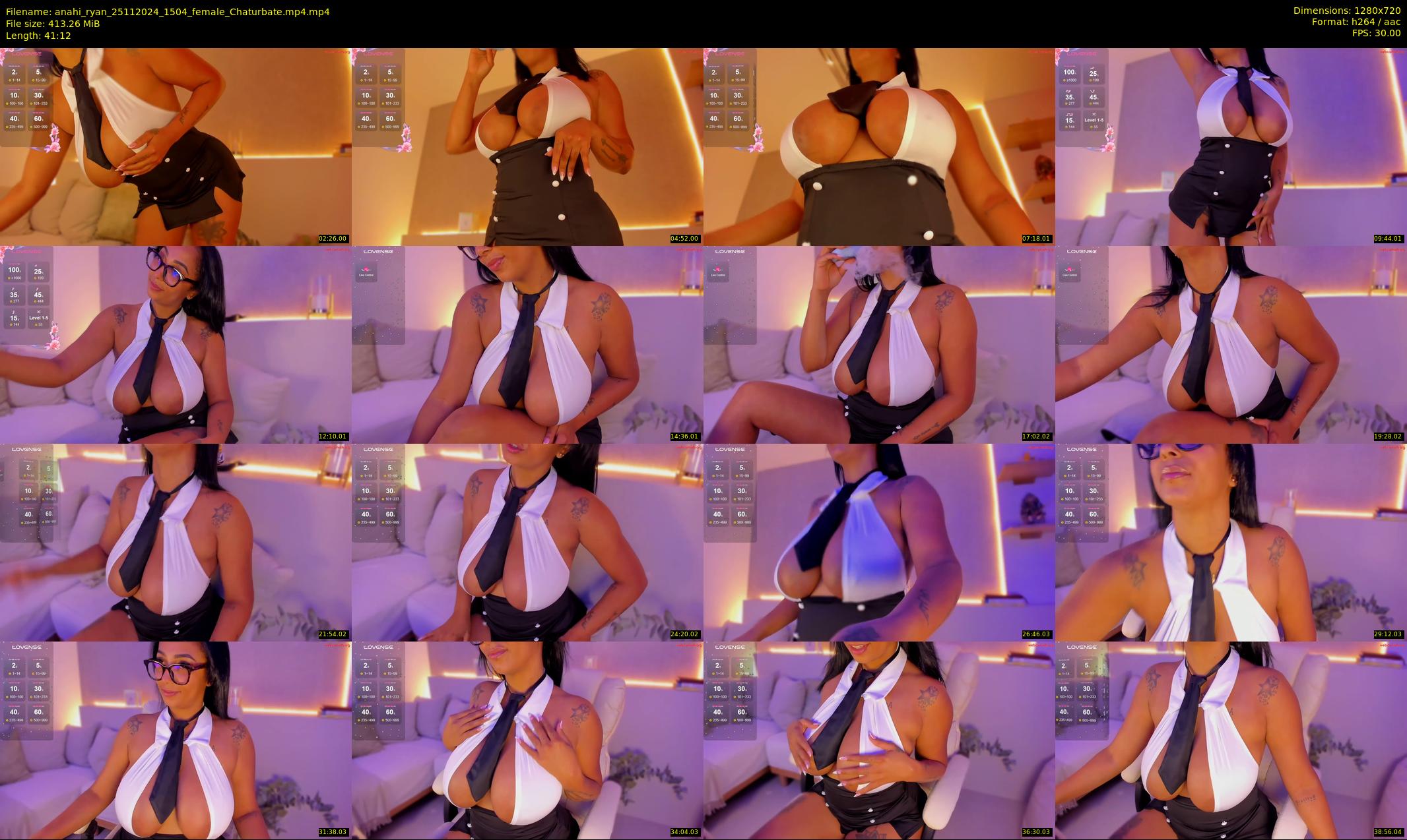 anahi_ryan — 42 minute Chaturbate female cam show recording, 720p, Nov 25, 2024
