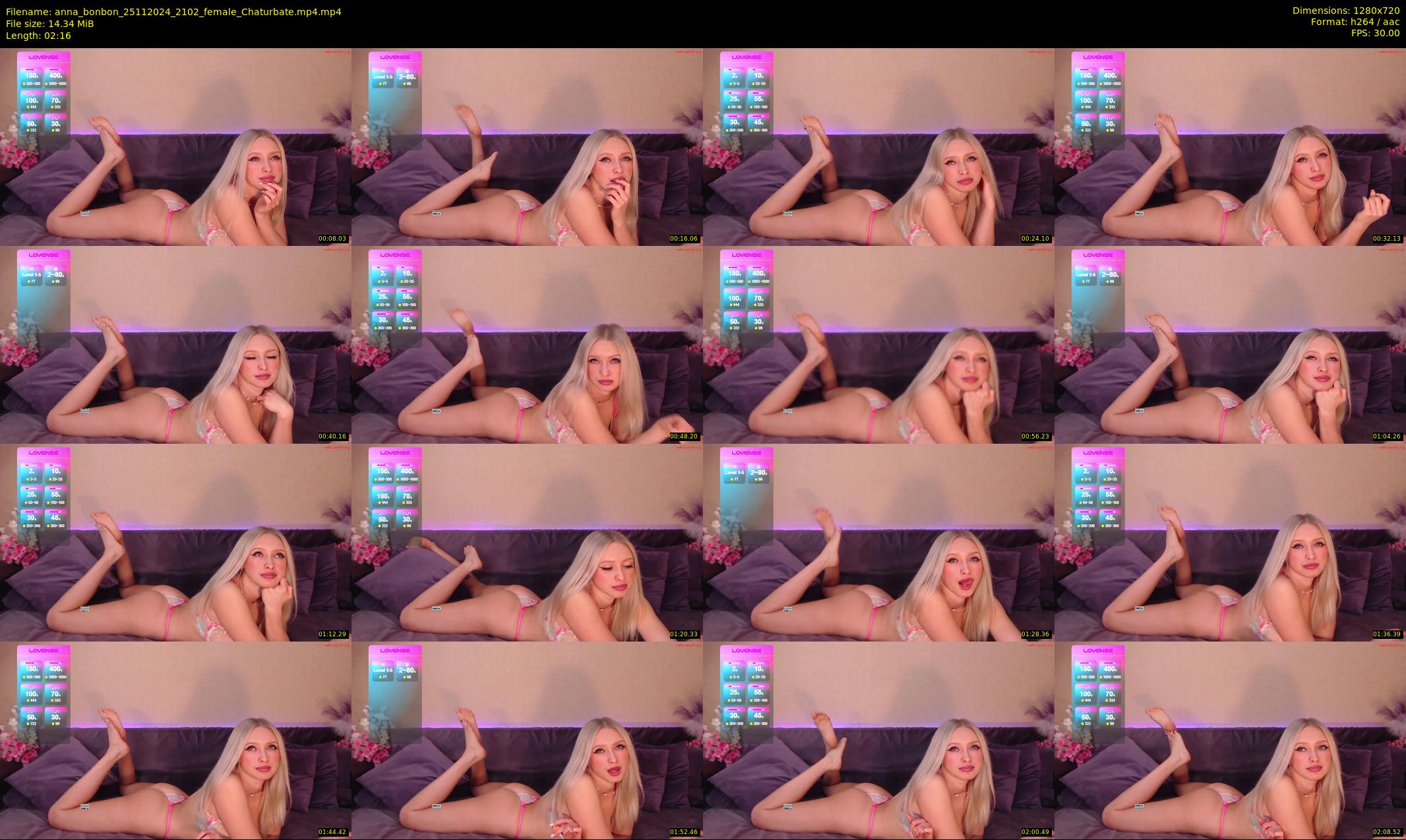 anna_bonbon — 3 minute Chaturbate female cam show recording, 720p, Nov 25, 2024