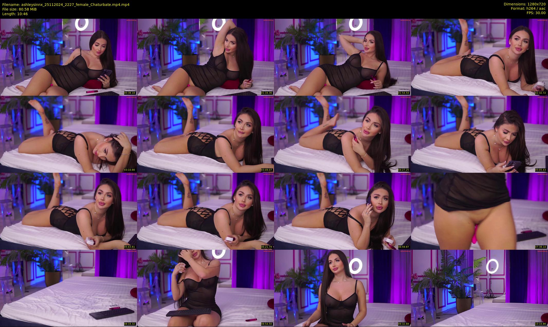 ashleysinnx — 11 minute Chaturbate female cam show recording, 720p, Nov 25, 2024