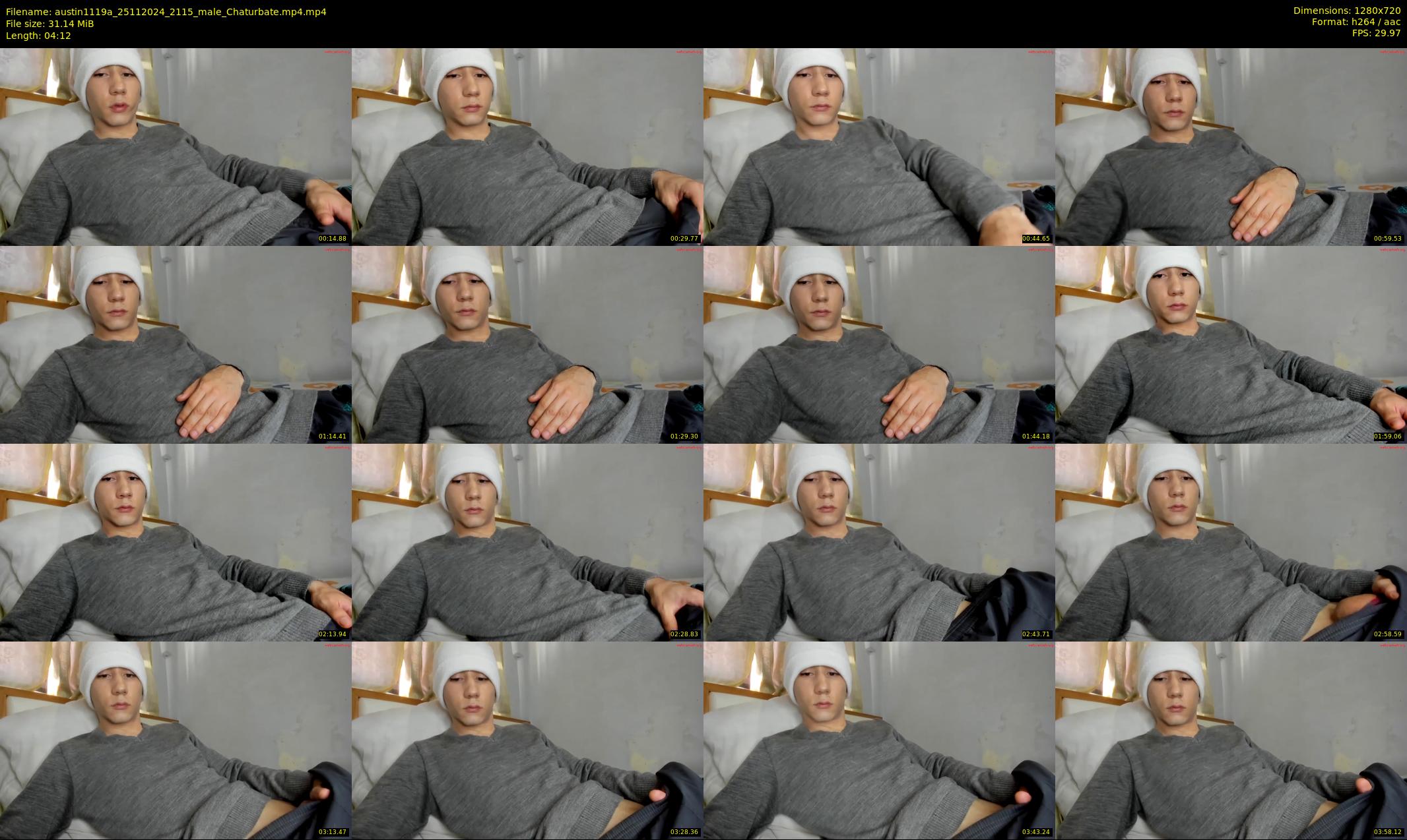 austin1119a — 5 minute Chaturbate male cam show recording, 720p, Nov 25, 2024
