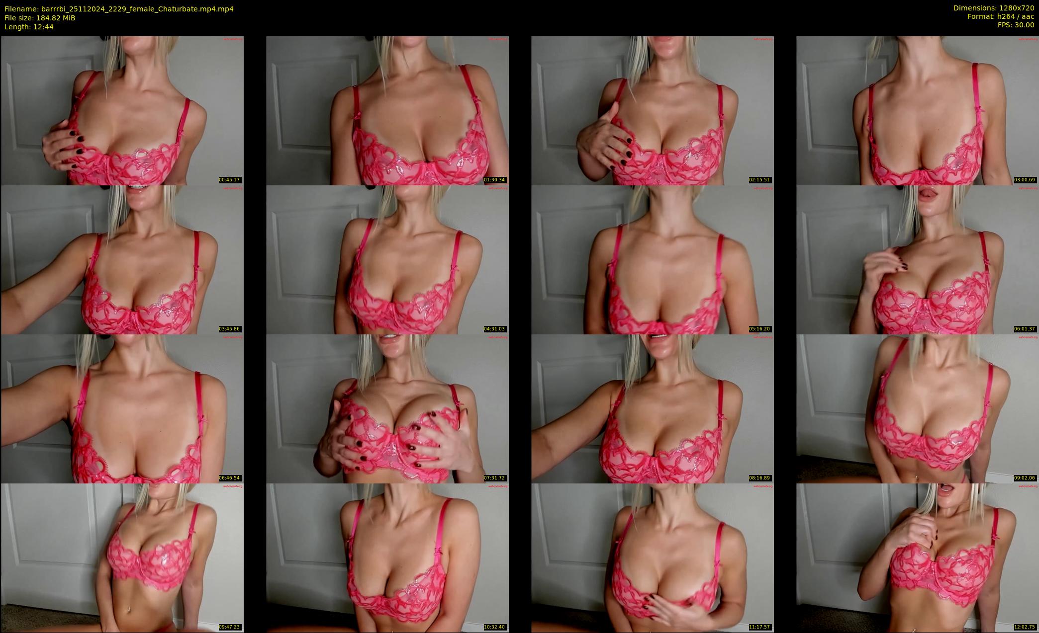 barrrbi — 13 minute Chaturbate female cam show recording, 720p, Nov 25, 2024