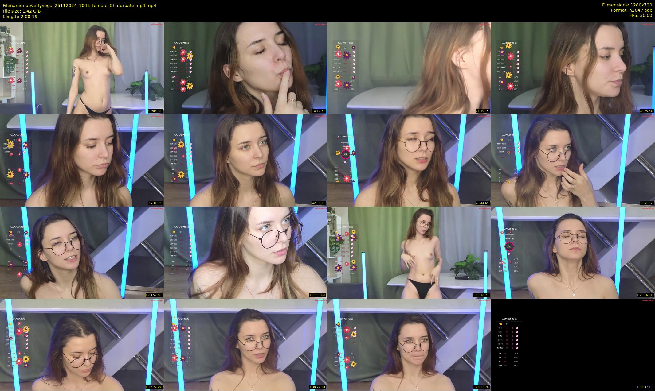 beverlyvega — 121 minute Chaturbate couple cam show recording, 720p, Nov 25, 2024