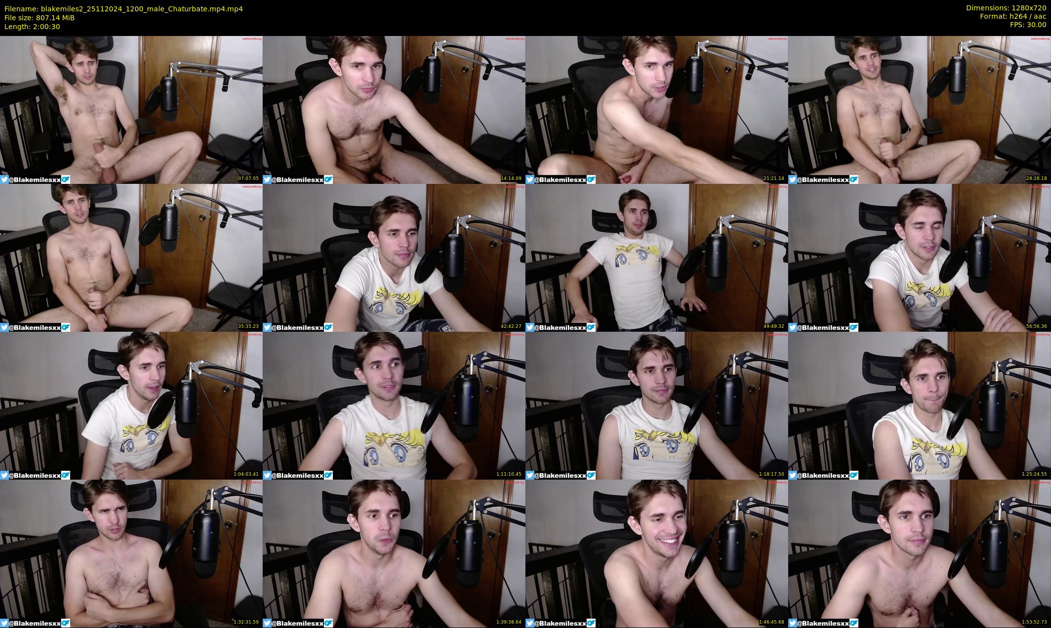 blakemiles2 — 121 minute Chaturbate male cam show recording, 720p, Nov 25, 2024
