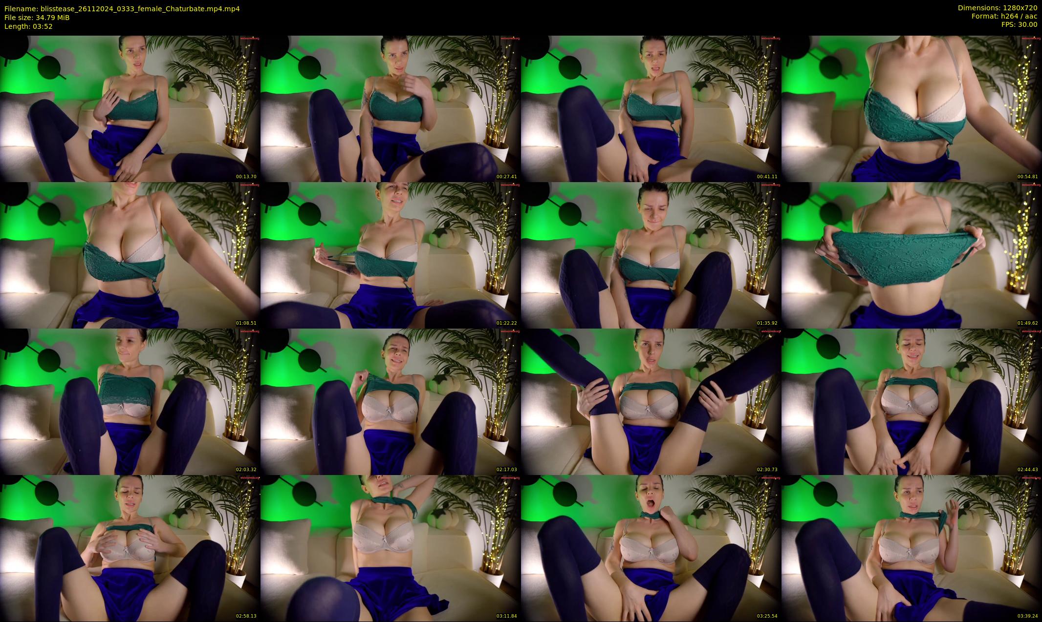 blisstease — 4 minute Chaturbate female cam show recording, 720p, Nov 26, 2024