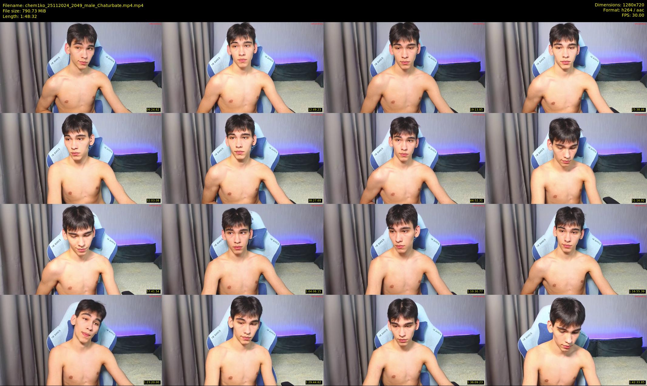 chem1ko — 109 minute Chaturbate male cam show recording, 720p, Nov 25, 2024