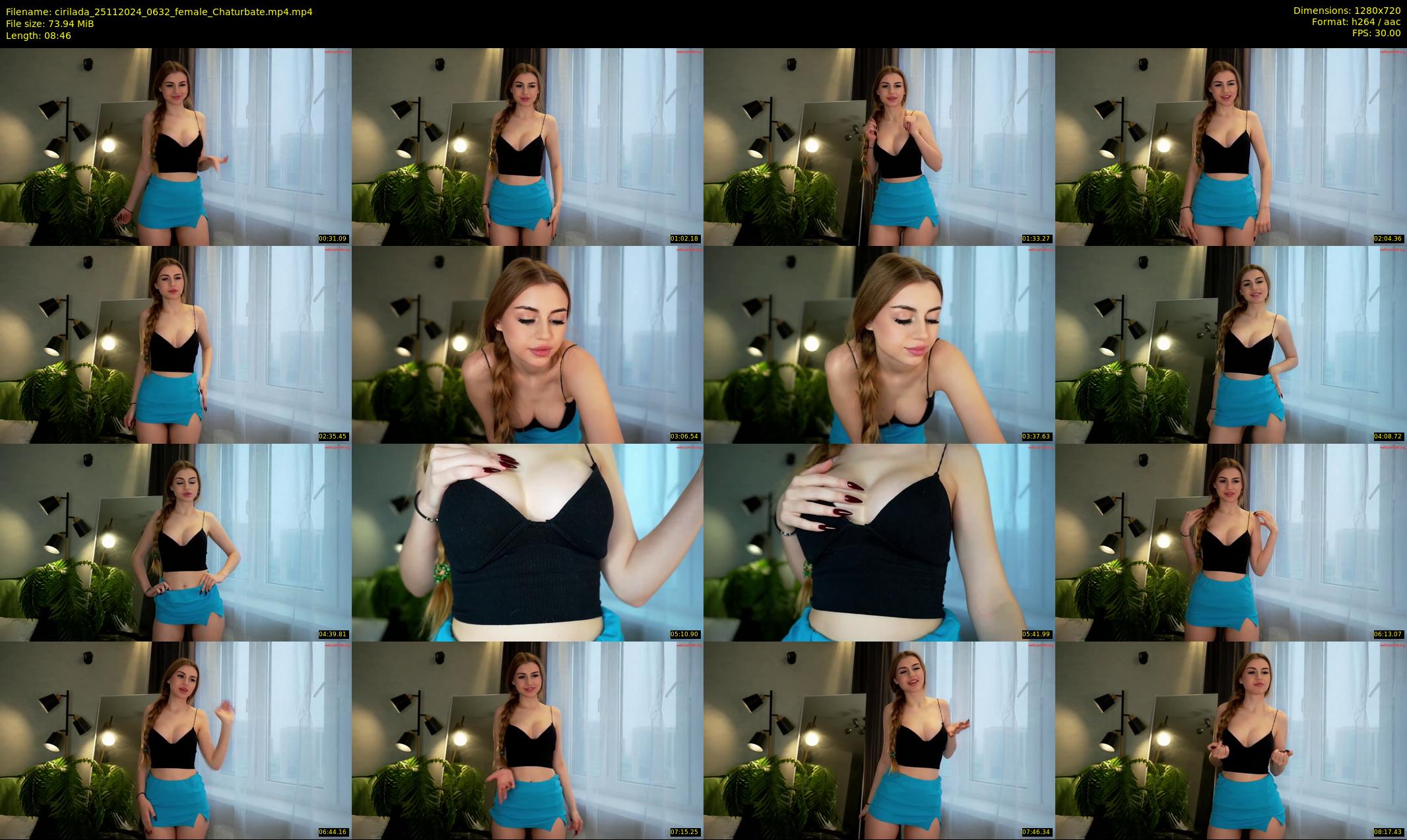 cirilada — 9 minute Chaturbate female cam show recording, 720p, Nov 25, 2024