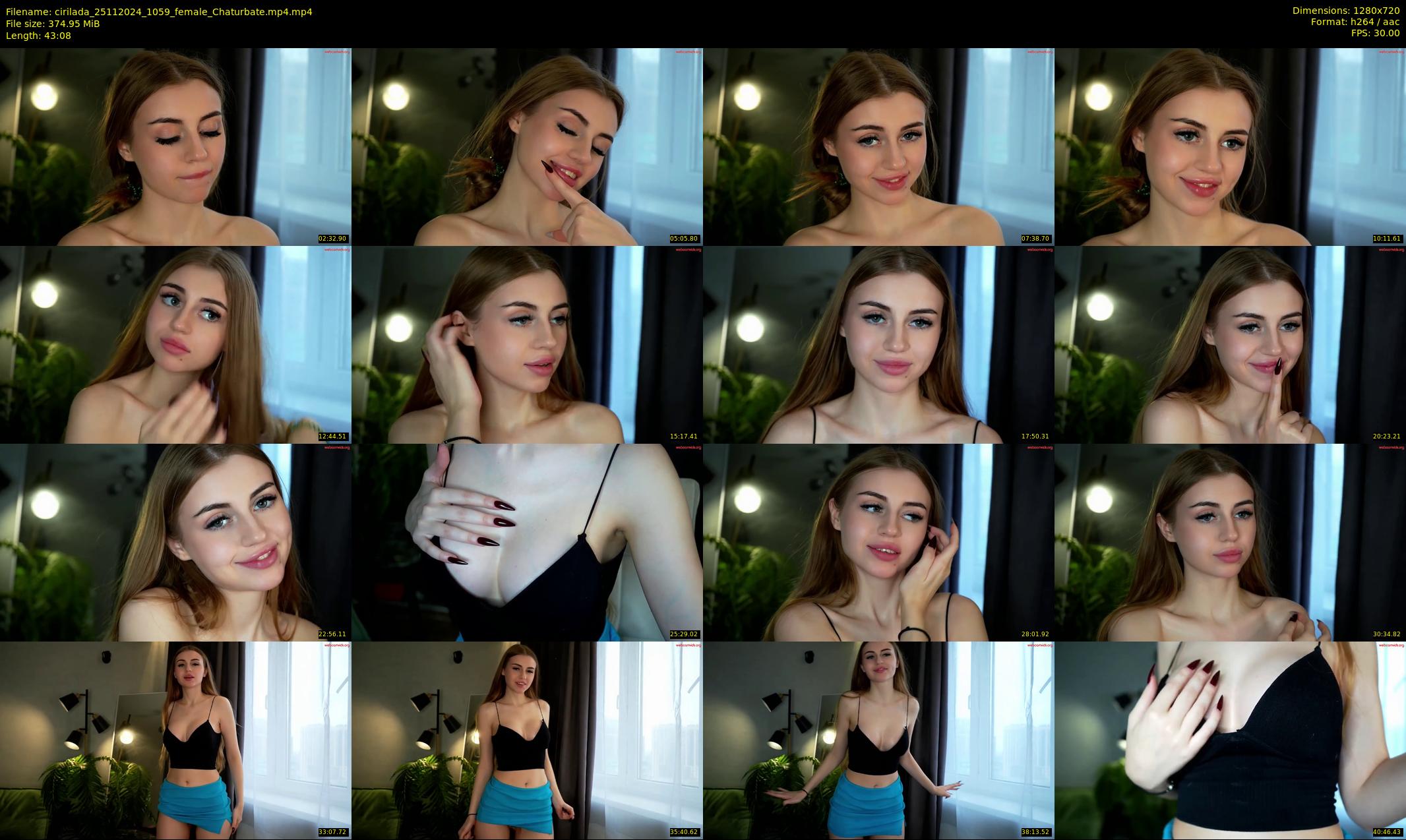 cirilada — 44 minute Chaturbate female cam show recording, 720p, Nov 25, 2024