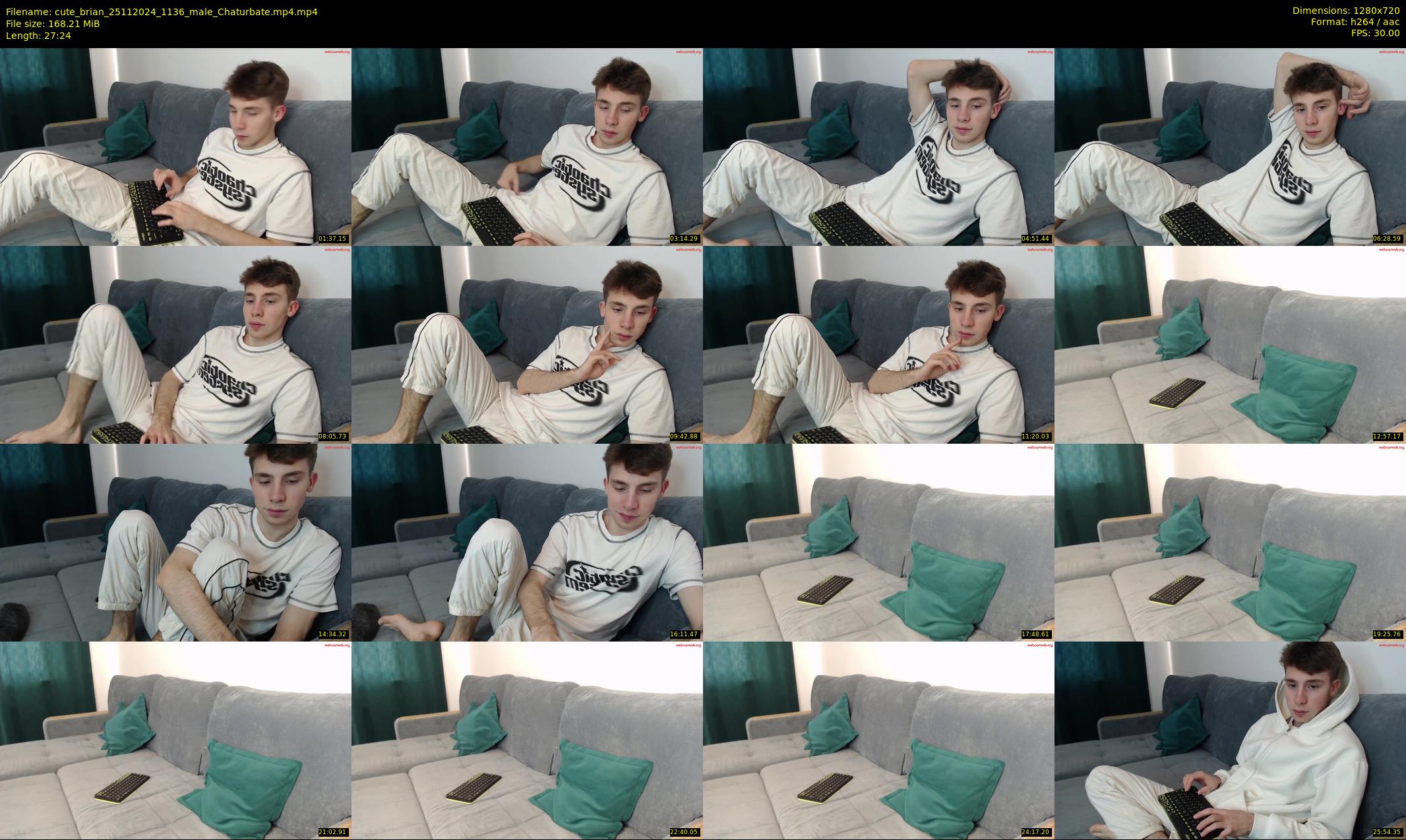cute_brian — 28 minute Chaturbate male cam show recording, 720p, Nov 25, 2024