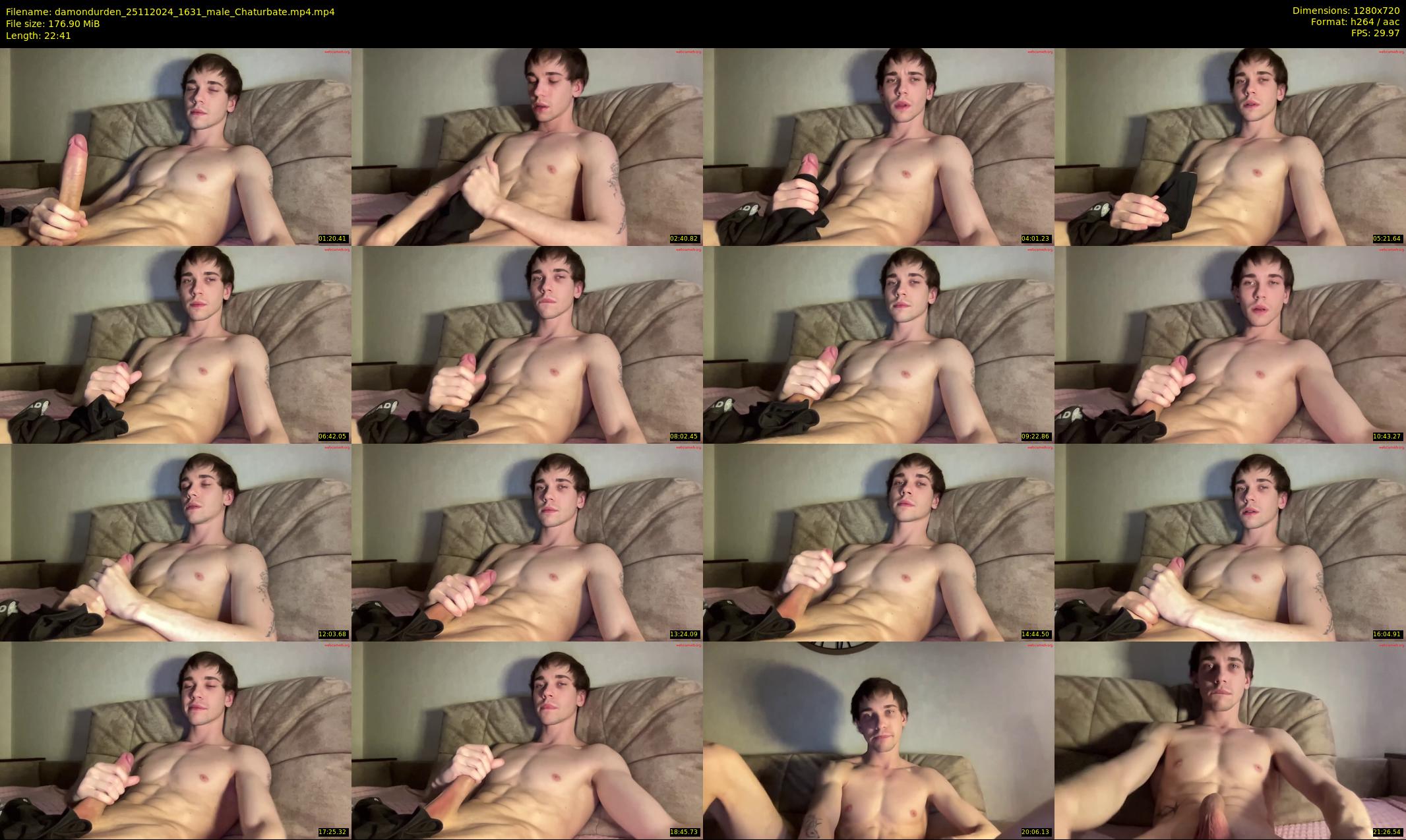 damondurden — 23 minute Chaturbate male cam show recording, 720p, Nov 25, 2024