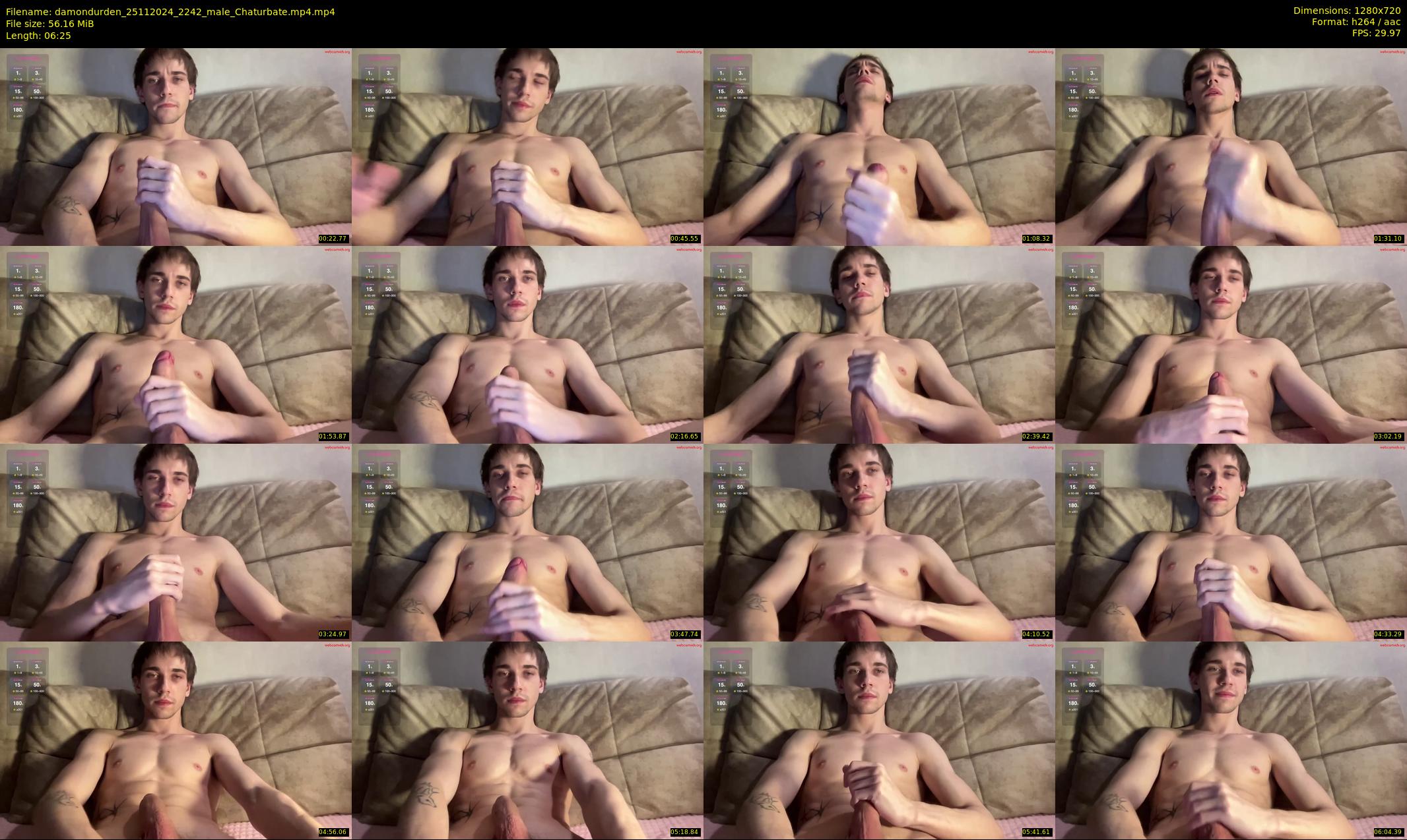damondurden — 7 minute Chaturbate male cam show recording, 720p, Nov 25, 2024