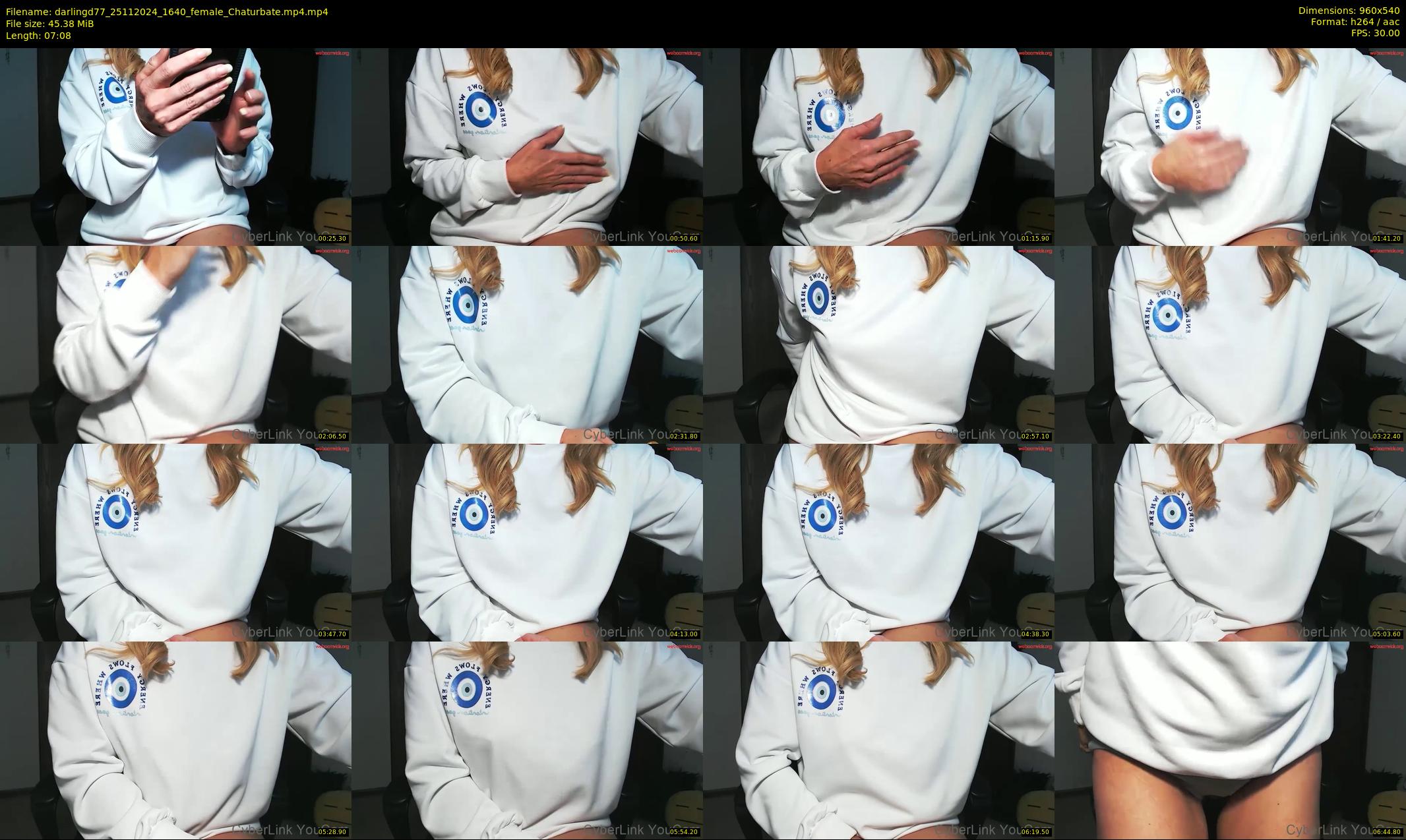 darlingd77 — 8 minute Chaturbate female cam show recording, 480p, Nov 25, 2024