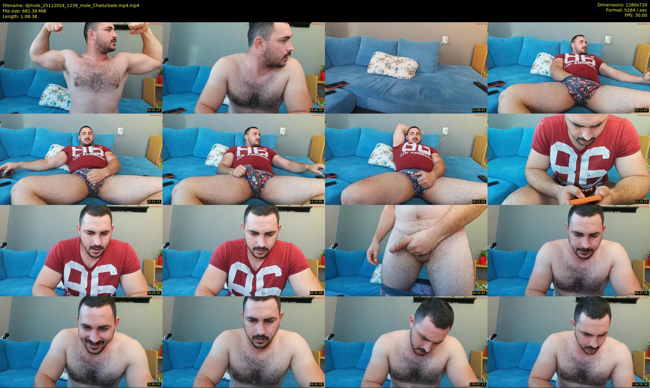 djmute — 69 minute Chaturbate male cam show recording, 720p, Nov 25, 2024
