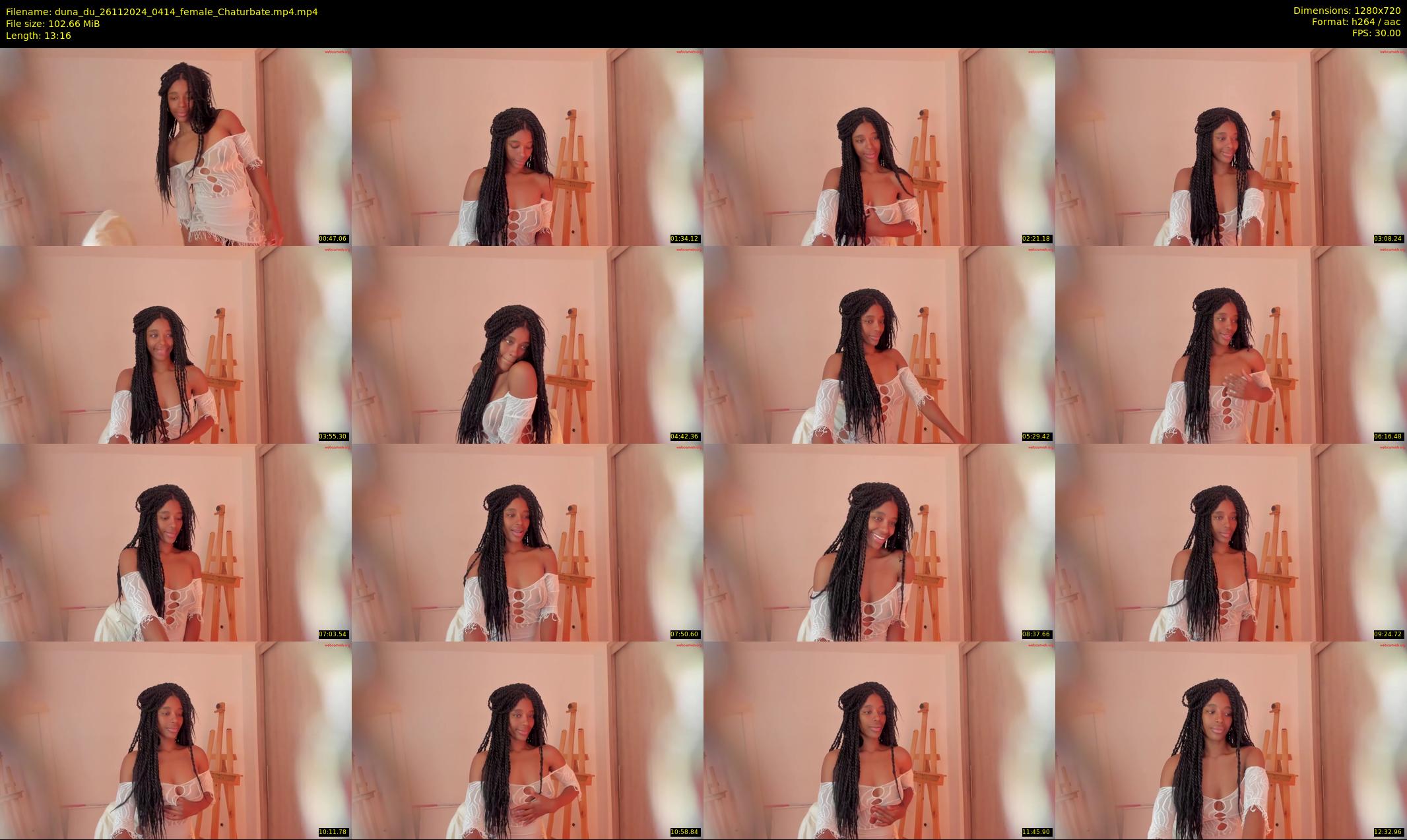 duna_du — 14 minute Chaturbate female cam show recording, 720p, Nov 26, 2024