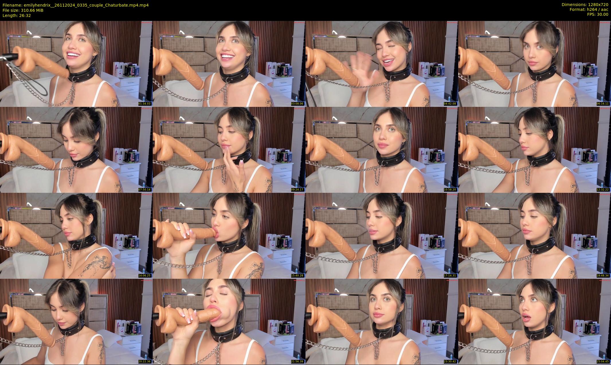 emilyhendrix_ — 27 minute Chaturbate couple cam show recording, 720p, Nov 26, 2024