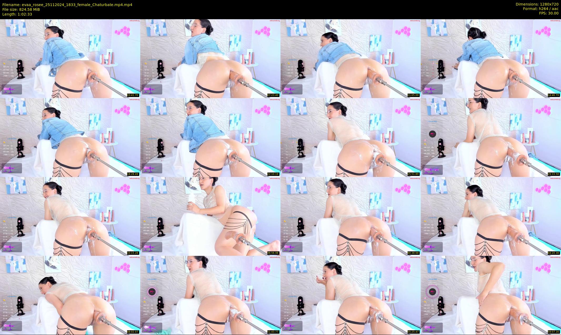 evaa_rosee — 63 minute Chaturbate female cam show recording, 720p, Nov 25, 2024