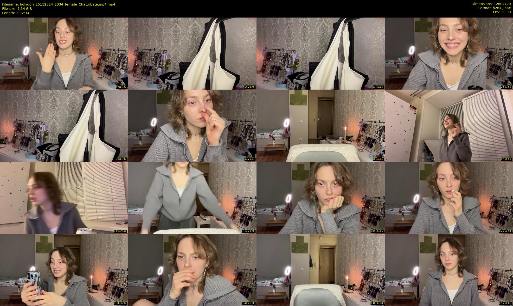 holydori — 123 minute Chaturbate female cam show recording, 720p, Nov 25, 2024