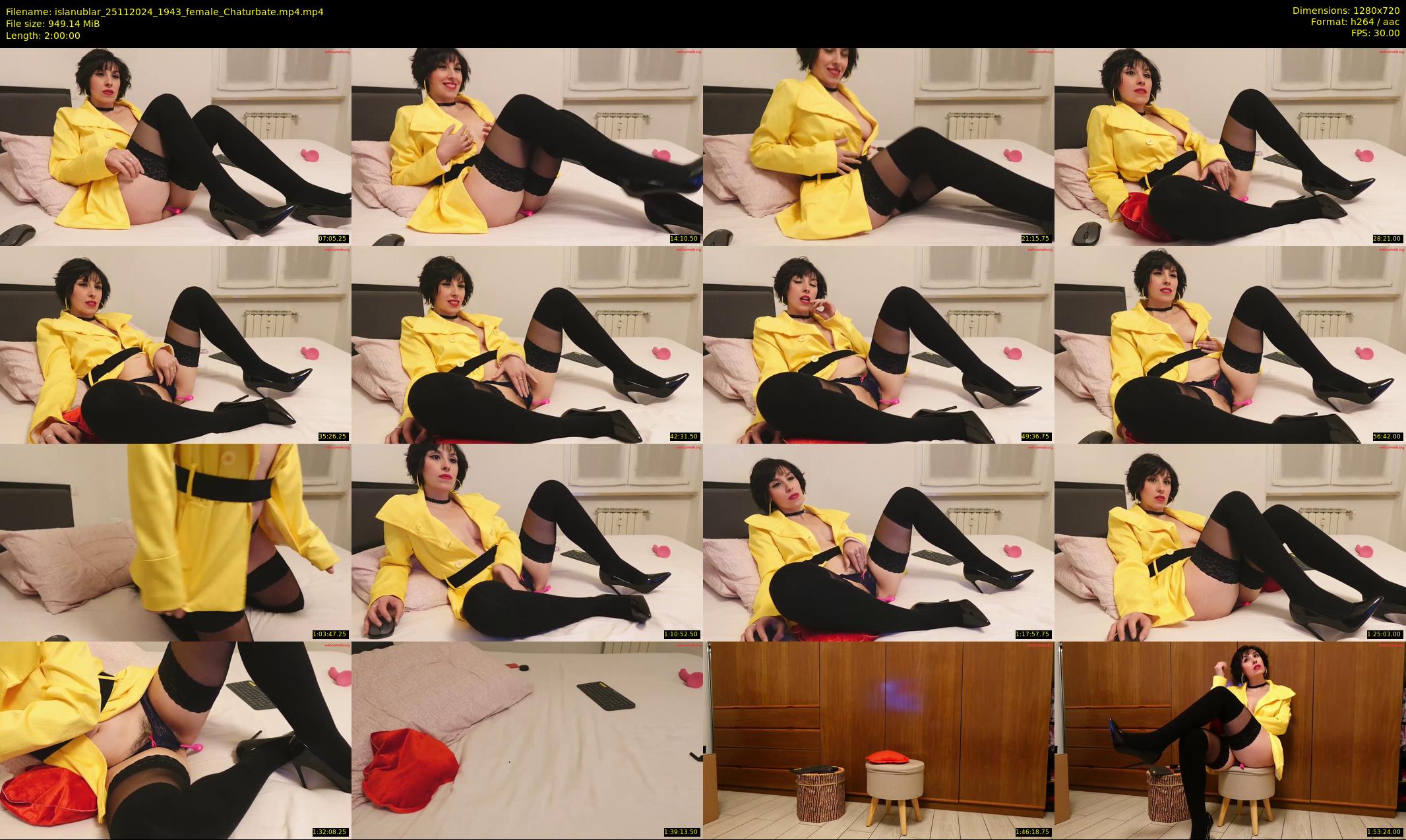 islanublar — 120 minute Chaturbate female cam show recording, 720p, Nov 25, 2024