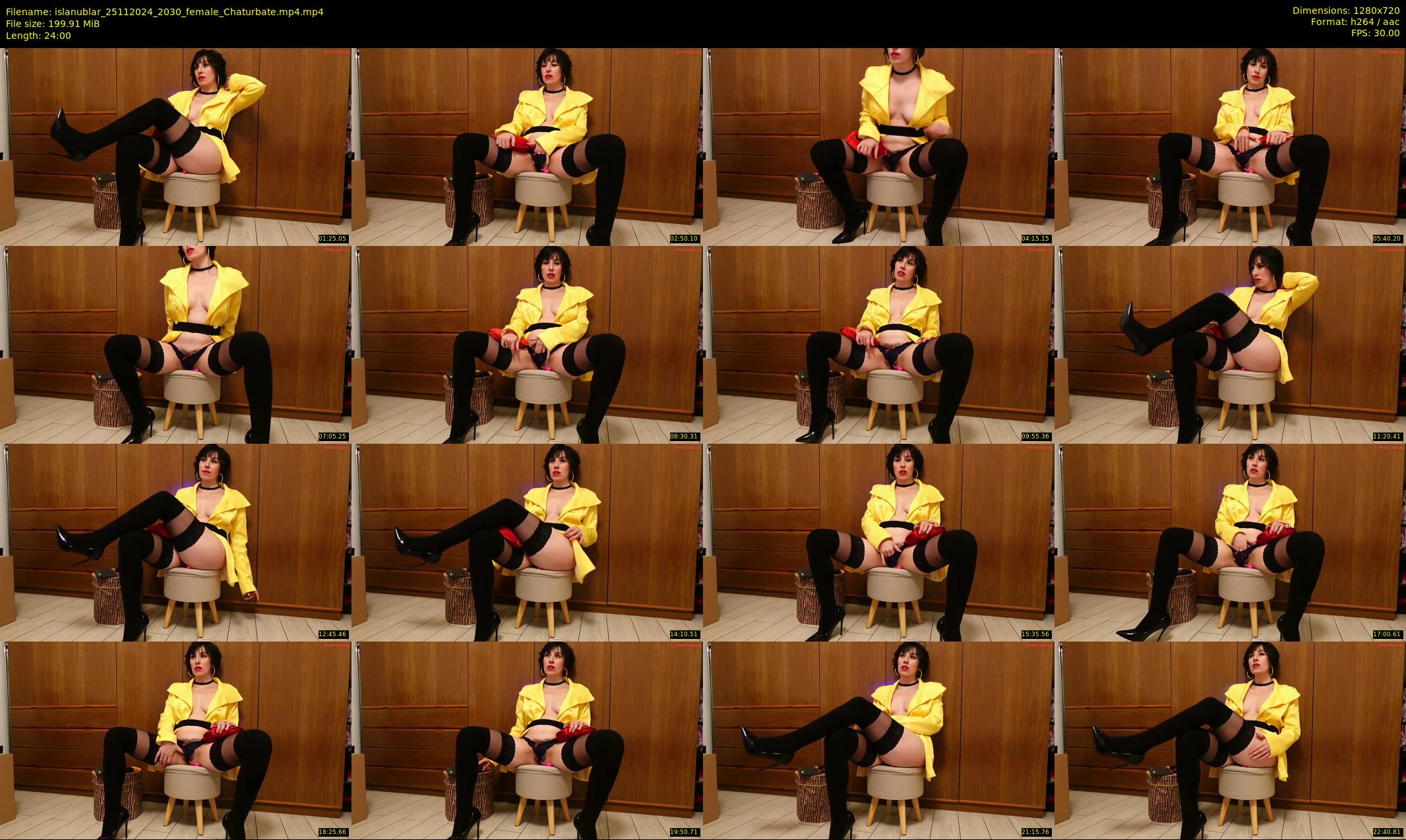islanublar — 24 minute Chaturbate female cam show recording, 720p, Nov 25, 2024