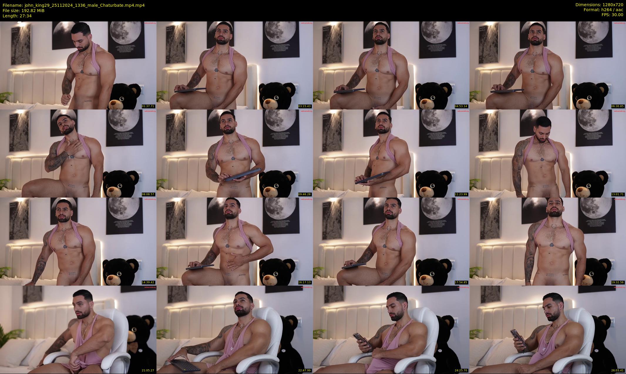 john_king29 — 28 minute Chaturbate male cam show recording, 720p, Nov 25, 2024