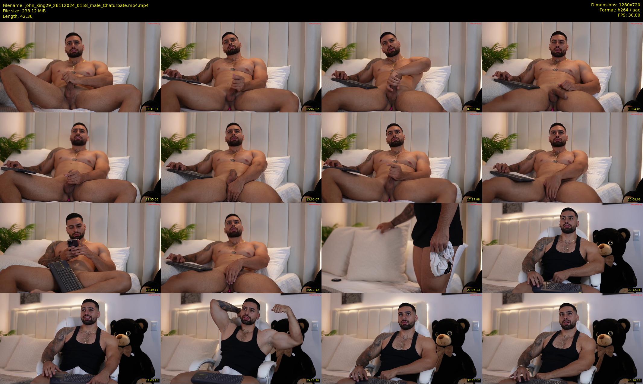 john_king29 — 43 minute Chaturbate male cam show recording, 720p, Nov 26, 2024