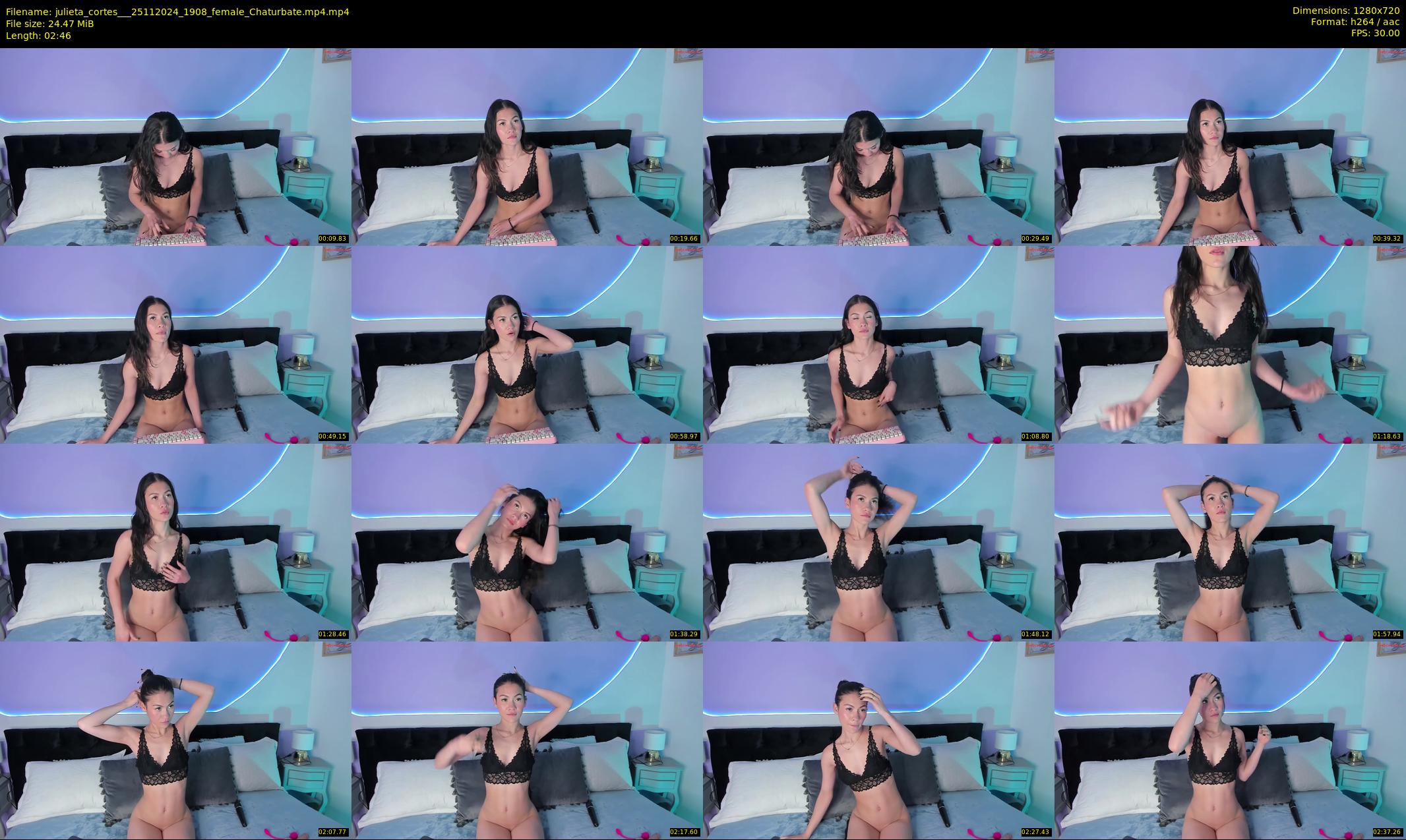 julieta_cortes__ — 3 minute Chaturbate female cam show recording, 720p, Nov 25, 2024