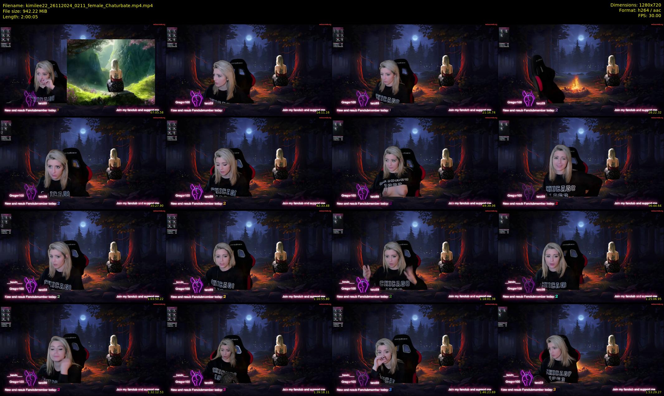 kimilee22 — 121 minute Chaturbate female cam show recording, 720p, Nov 26, 2024