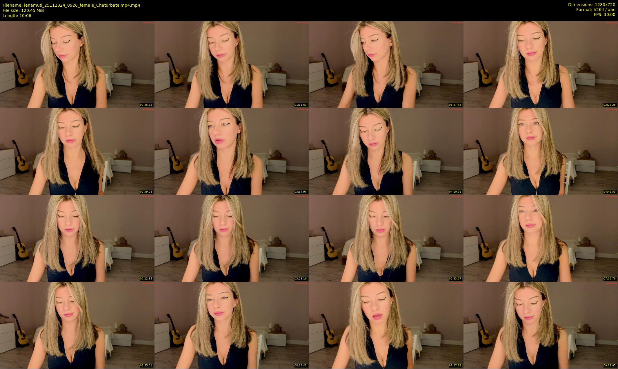 lenamuti — 11 minute Chaturbate female cam show recording, 720p, Nov 25, 2024