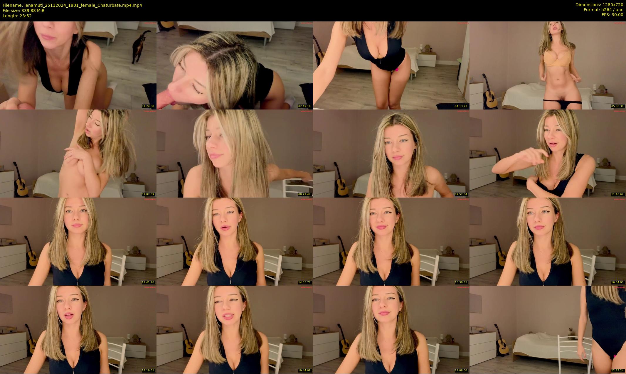 lenamuti — 24 minute Chaturbate female cam show recording, 720p, Nov 25, 2024
