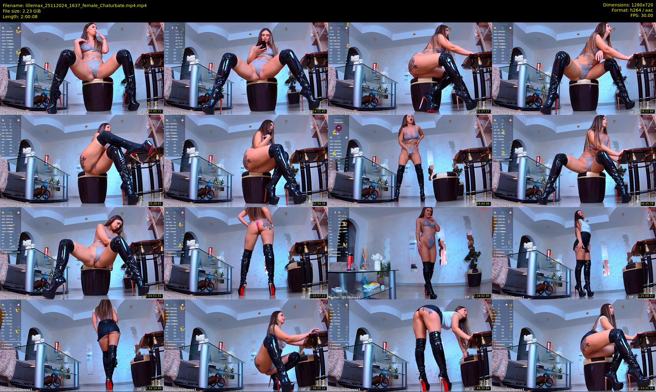 lillemax — 121 minute Chaturbate female cam show recording, 720p, Nov 25, 2024