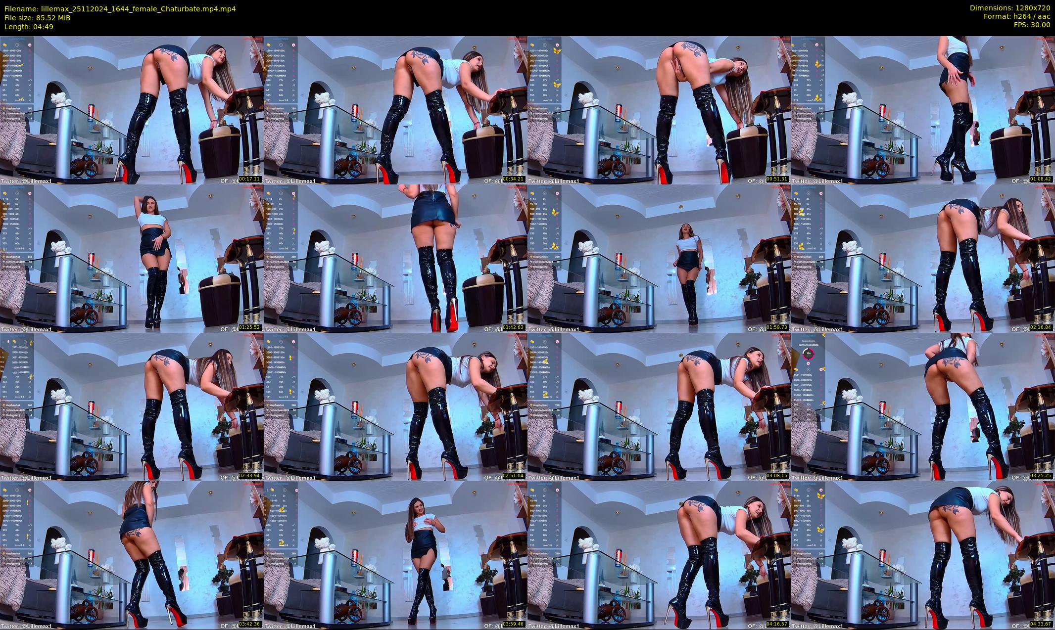 lillemax — 5 minute Chaturbate female cam show recording, 720p, Nov 25, 2024