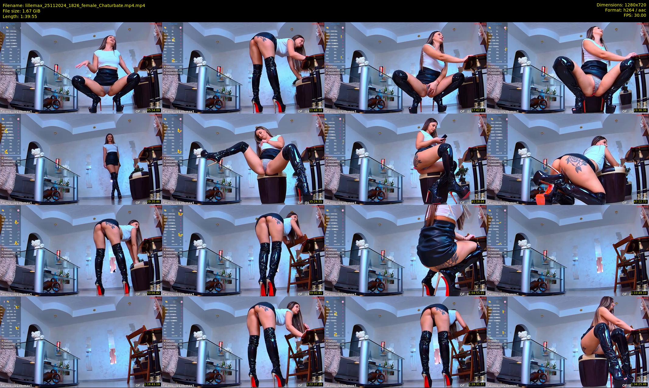 lillemax — 100 minute Chaturbate female cam show recording, 720p, Nov 25, 2024