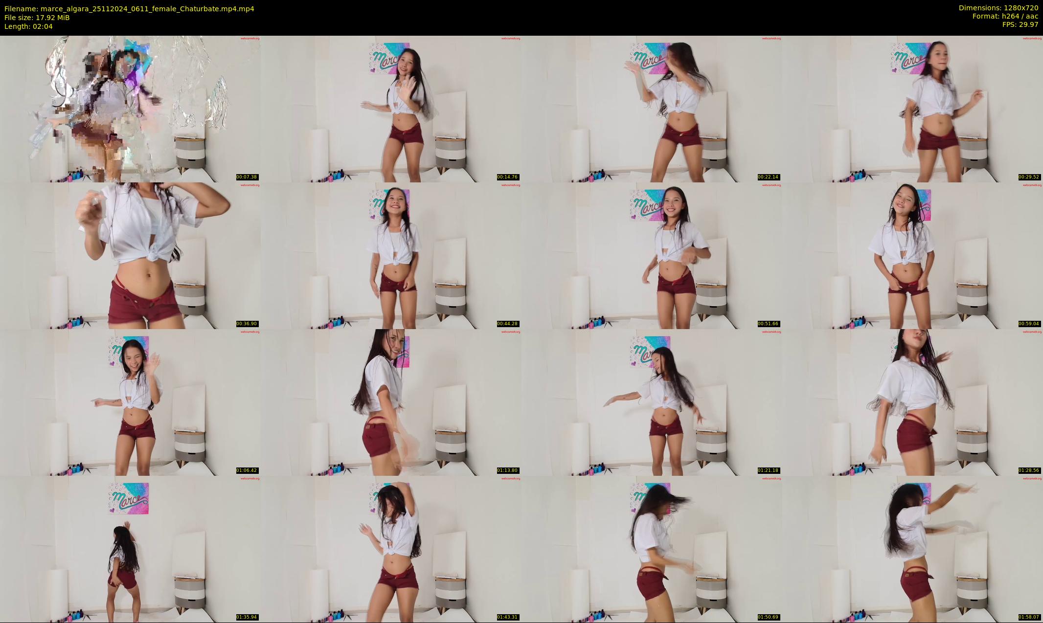 marce_algara — 3 minute Chaturbate female cam show recording, 720p, Nov 25, 2024