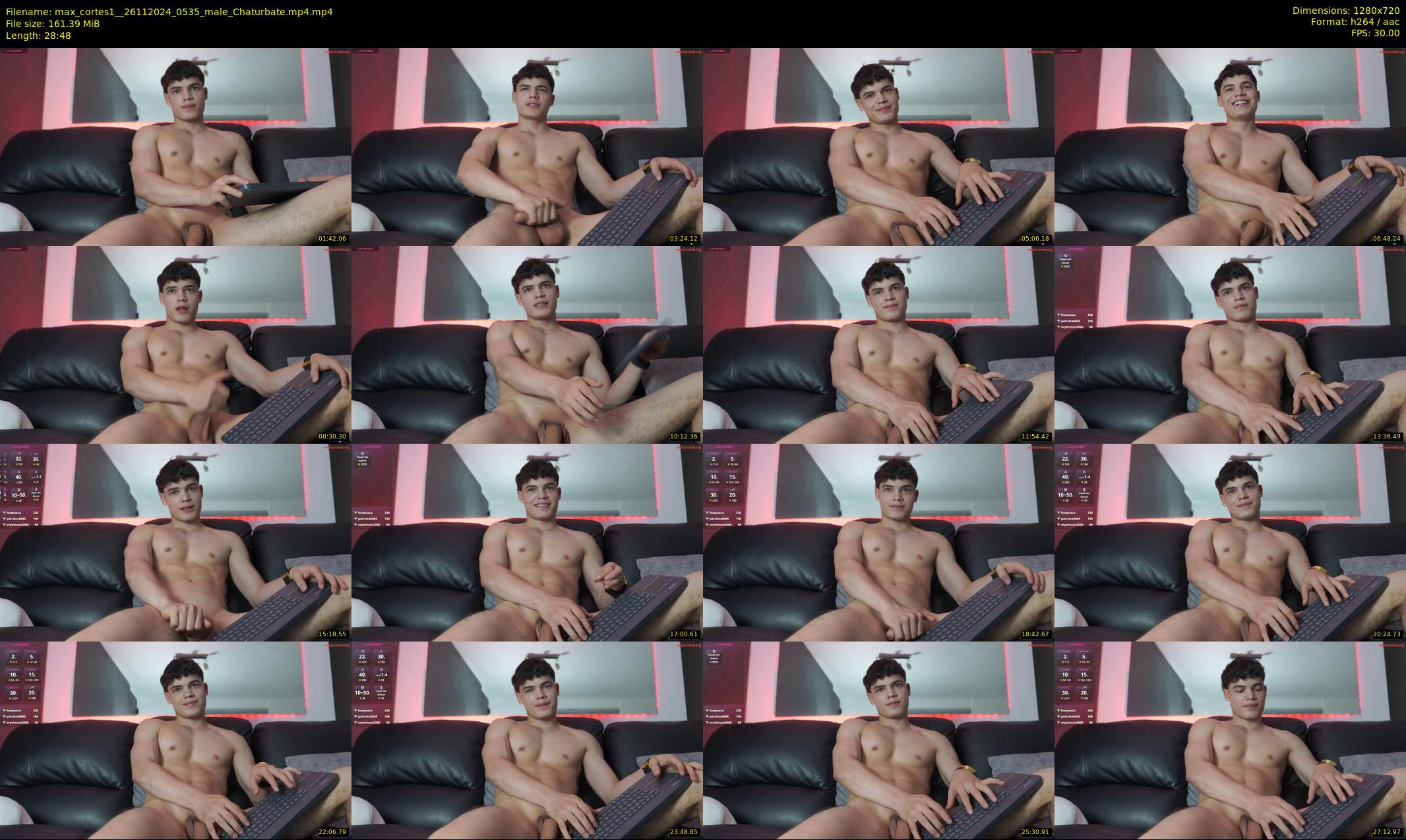 max_cortes1_ — 29 minute Chaturbate male cam show recording, 720p, Nov 26, 2024