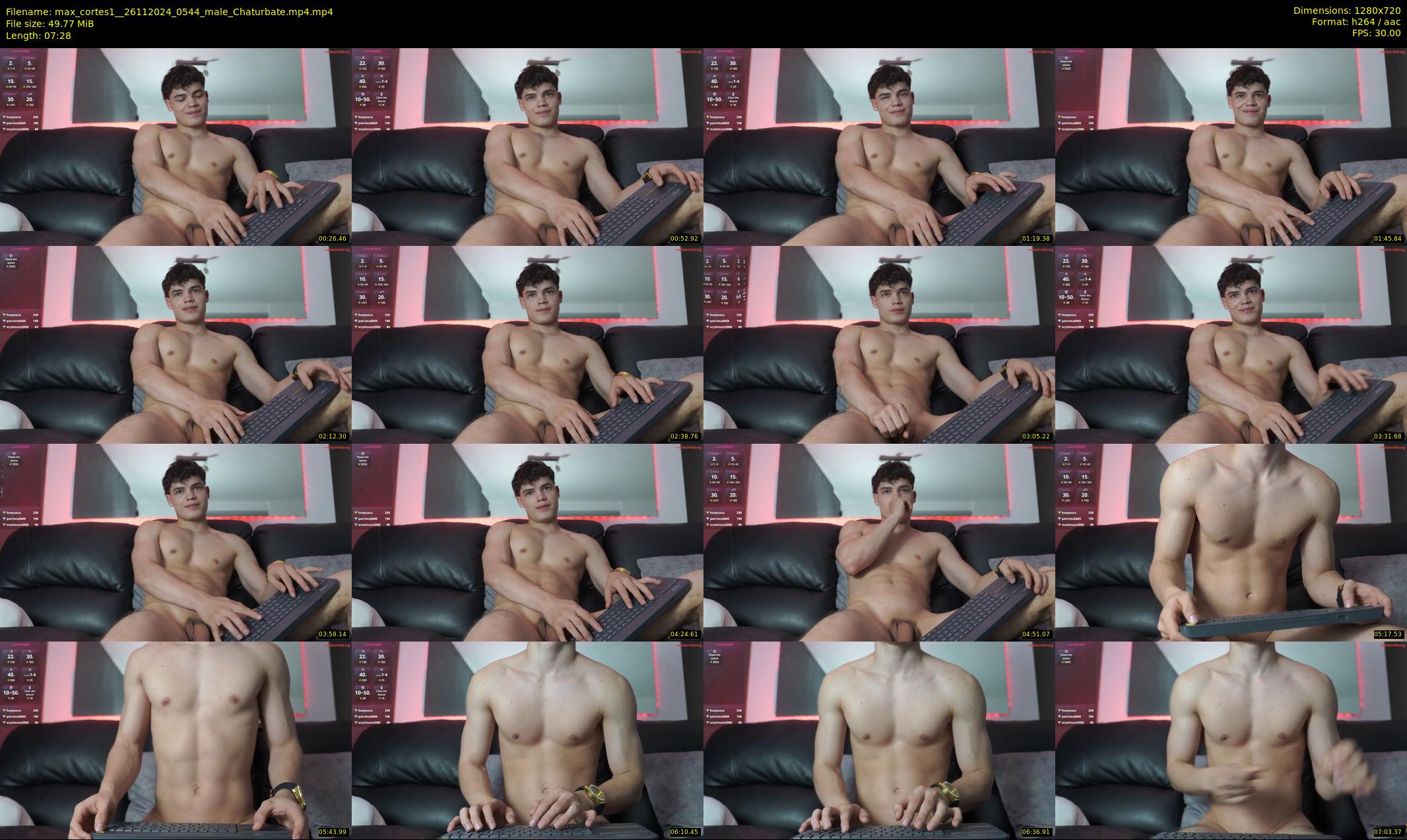 max_cortes1_ — 8 minute Chaturbate male cam show recording, 720p, Nov 26, 2024